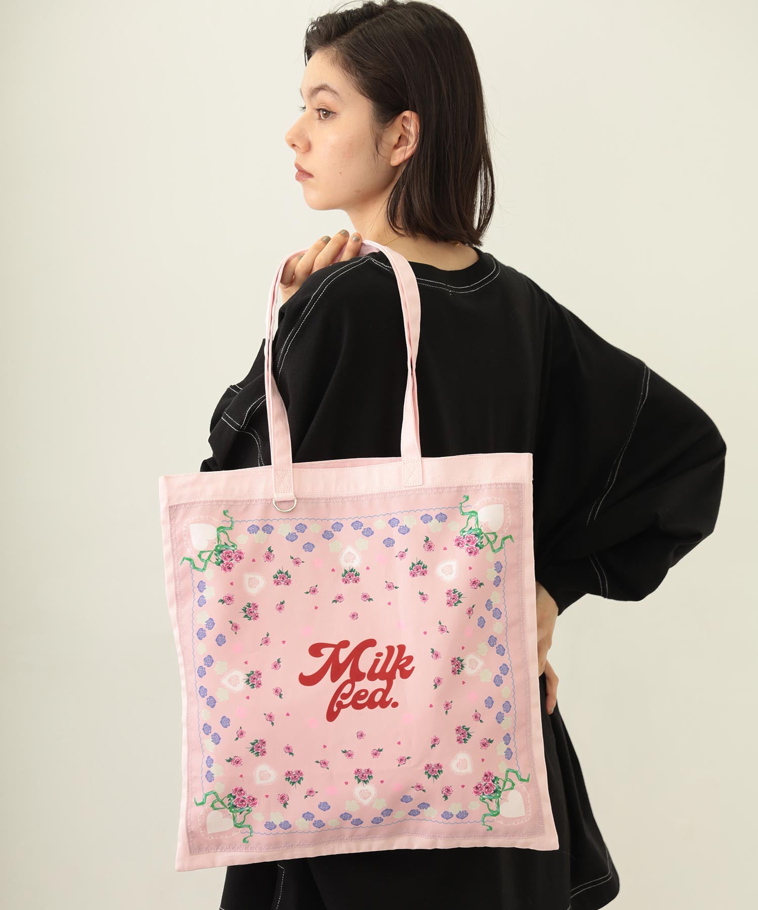 FLOWER PATTERN BANDANA BAG