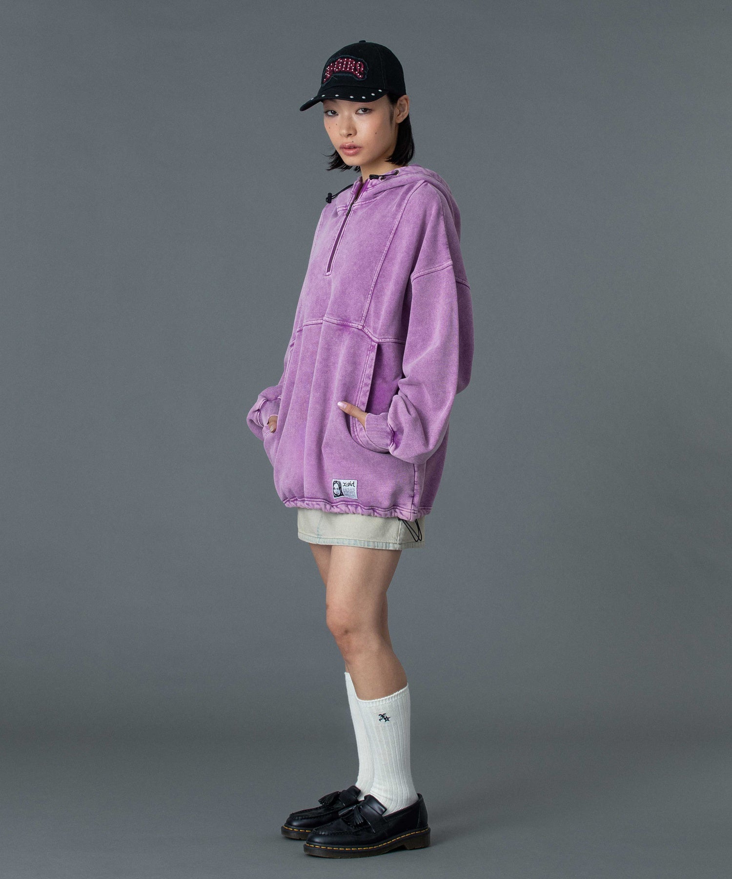 STUDDED LOGO PATCH 6PANEL CAP