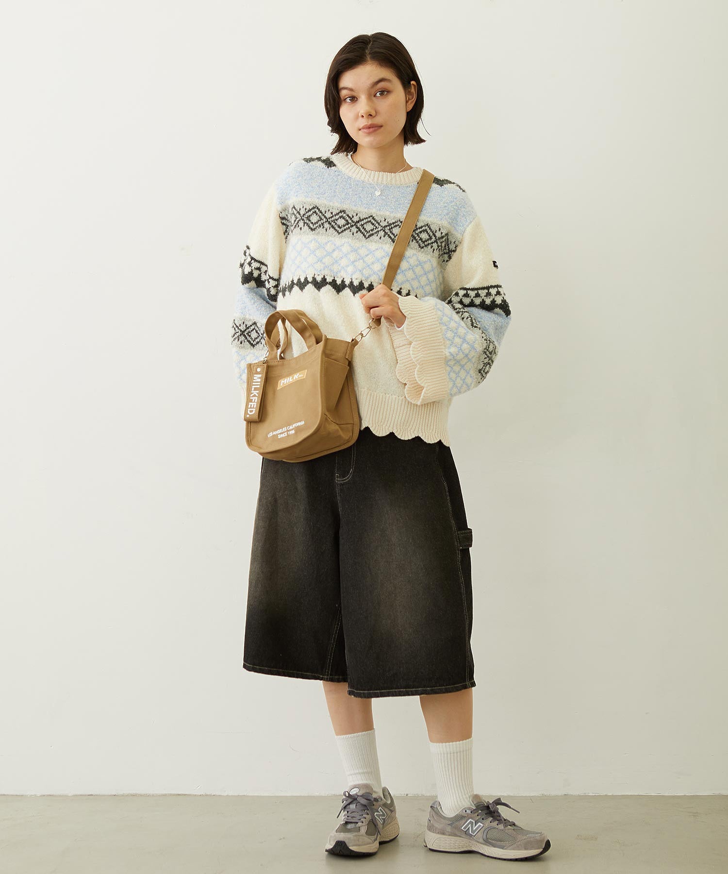 PATTERNED KNIT TUNIC