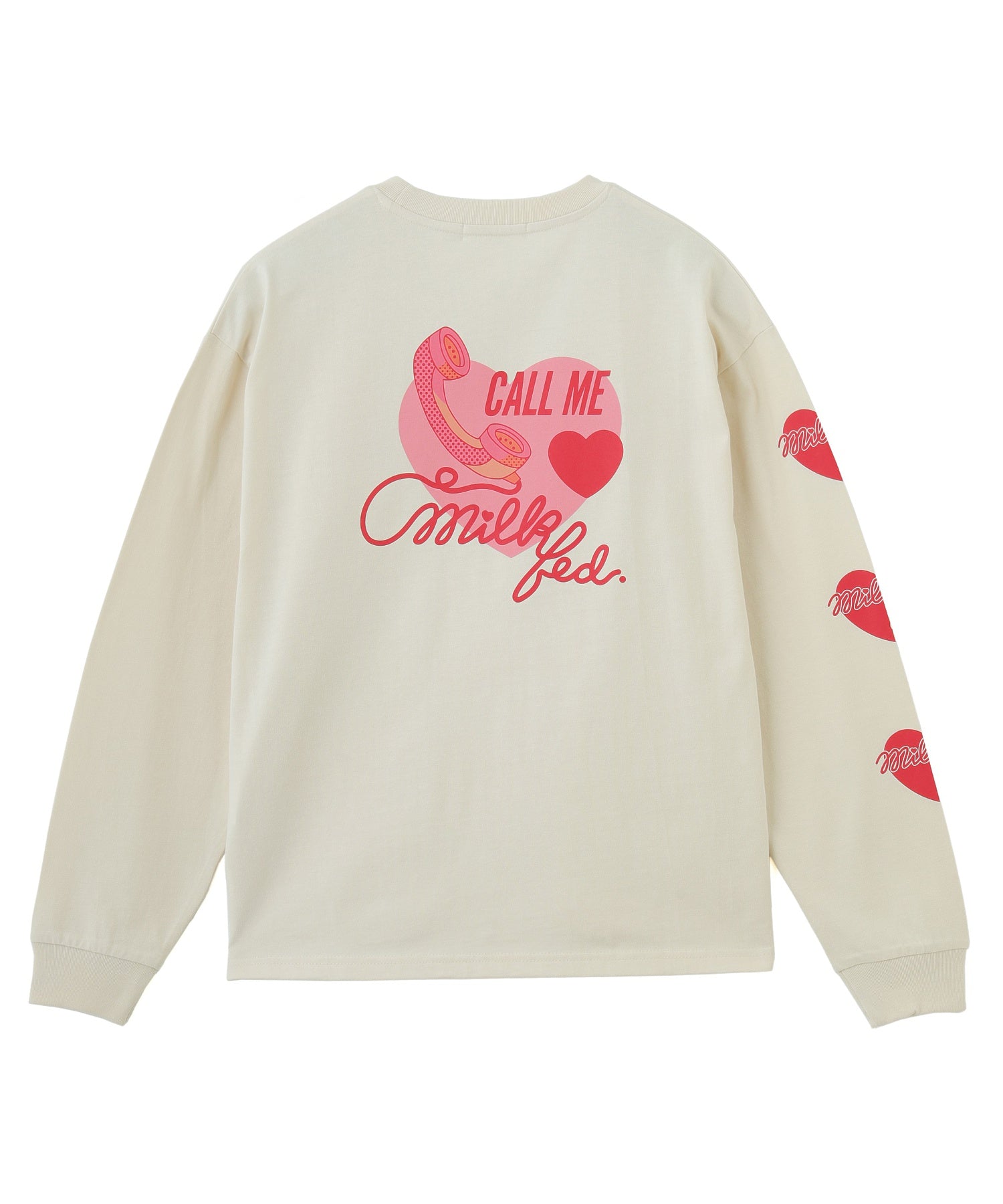 HEART AND PHONE WIDE L/S TEE