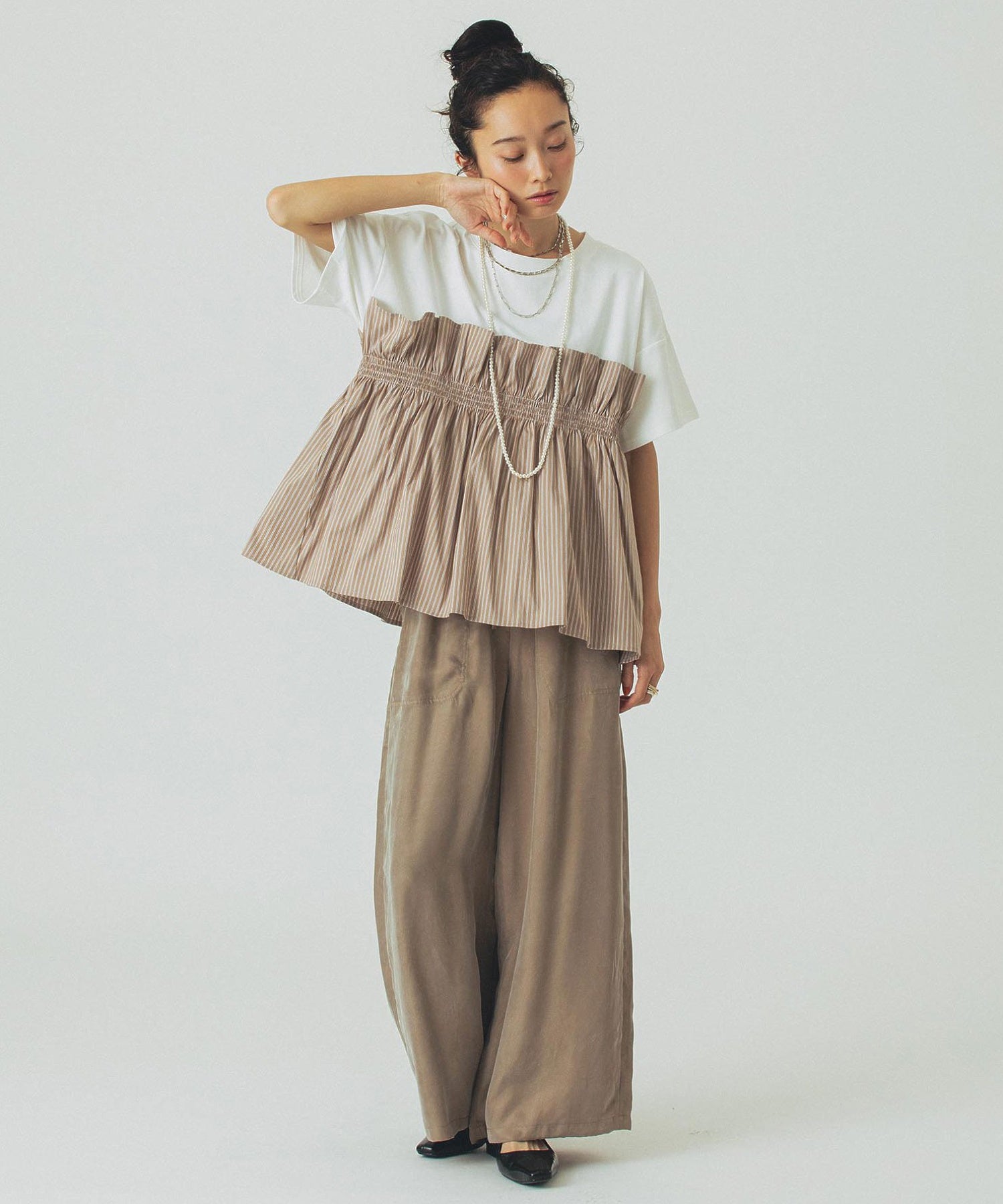 model:161cm 着用サイズ:ONE SIZE