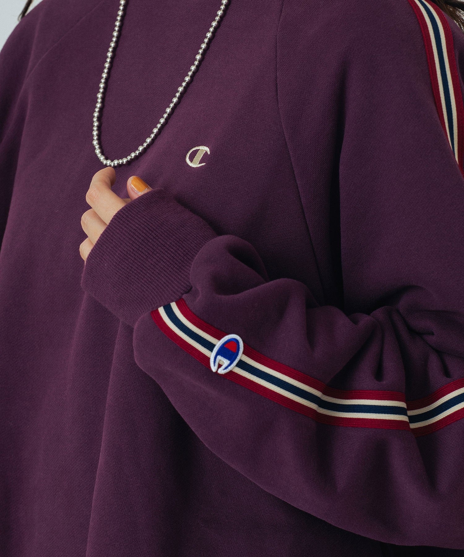 【Champion別注】ROSE BUD×Champion SIDE LINE SWEAT