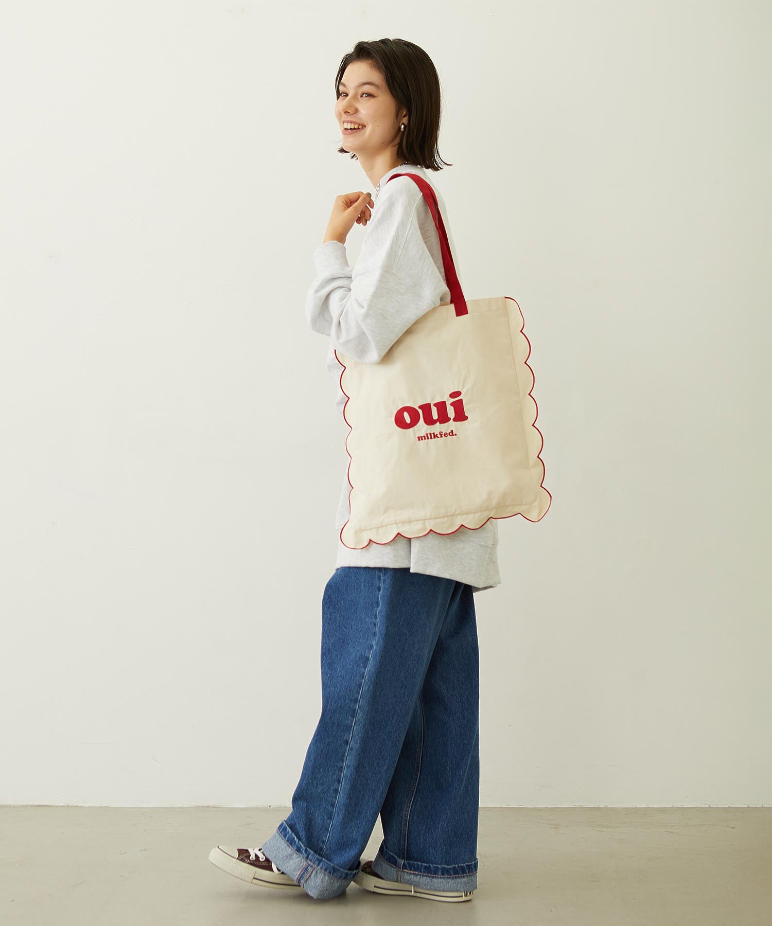 BOYFRIEND LOOSE DENIM PANTS