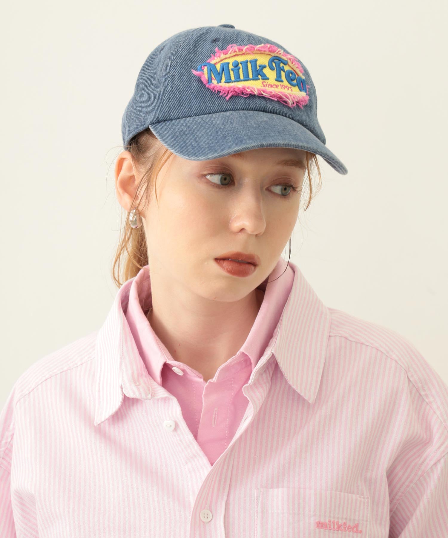FRAYED LOGO PATCH CAP