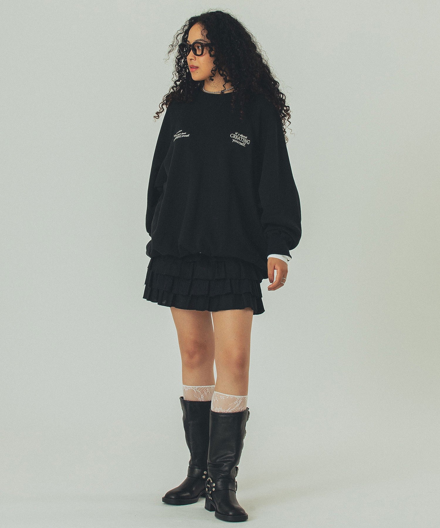 model:168cm 着用サイズ:ONE SIZE