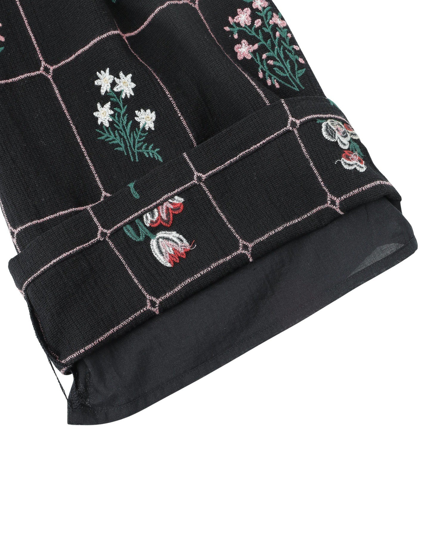 mag.by c/FLOWER EMBROIDERY PANTS