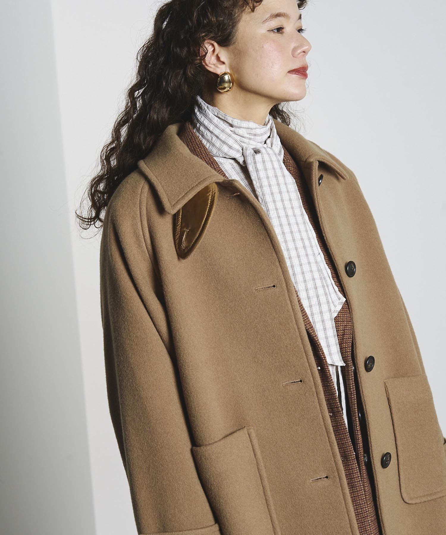 STAND FALL COLLAR COAT