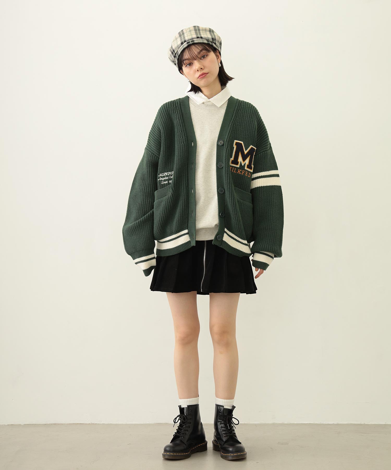 ICING LOGO WIDE CREW SWEAT TOP