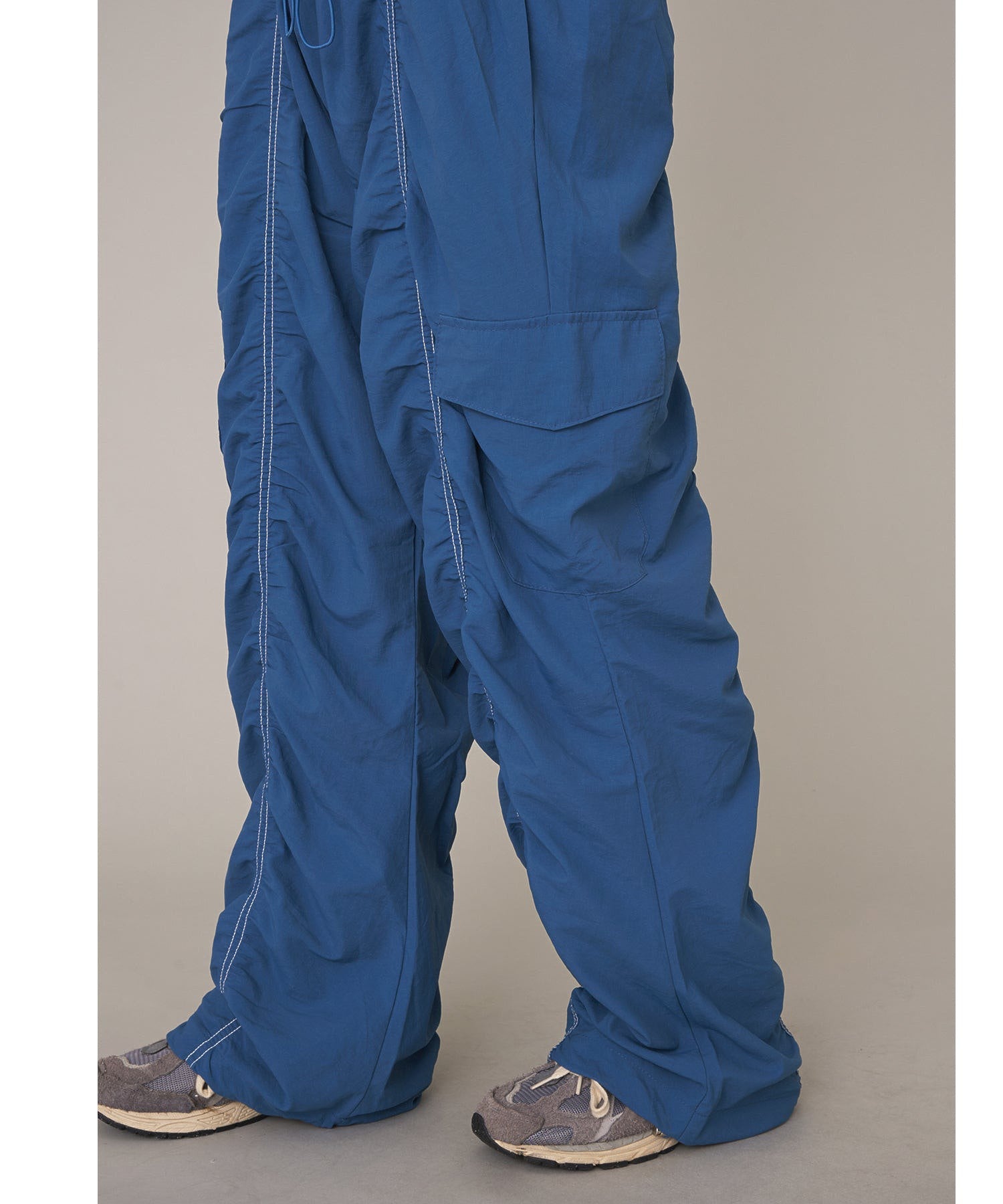 SHIRRING CARGO PANTS BABU-BU