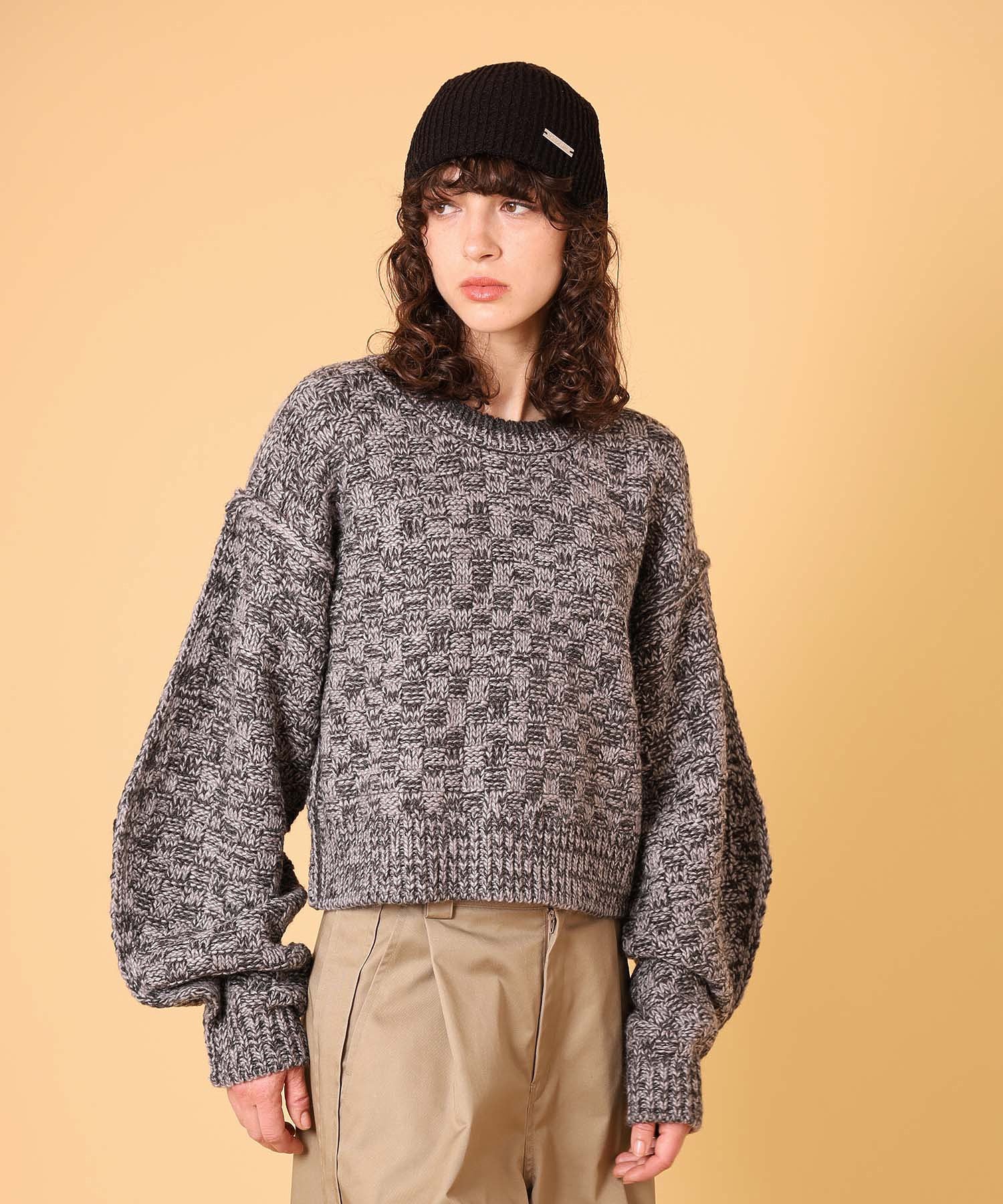 ミックスニットプルオーバー