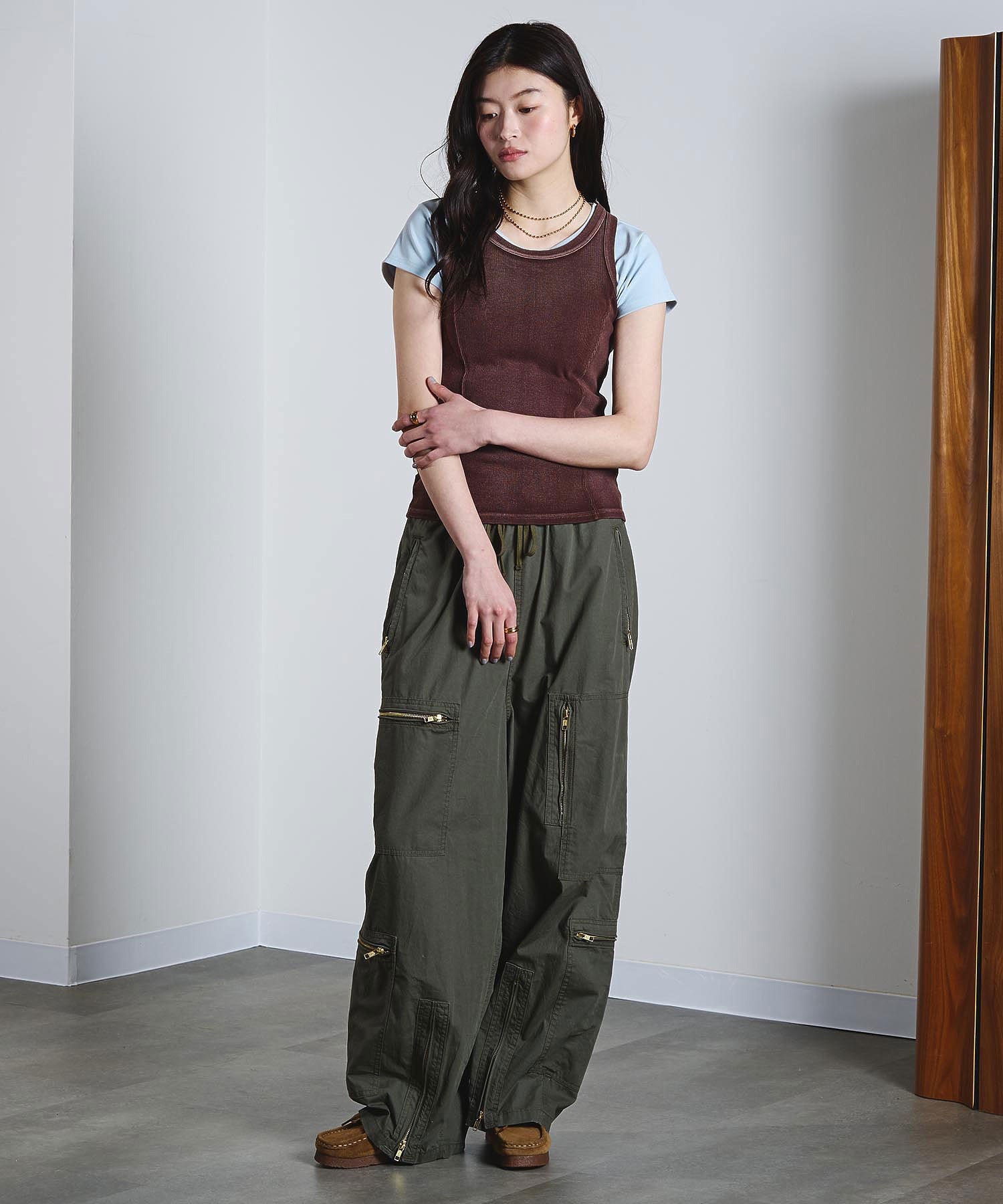 model:171cm 着用サイズ:M