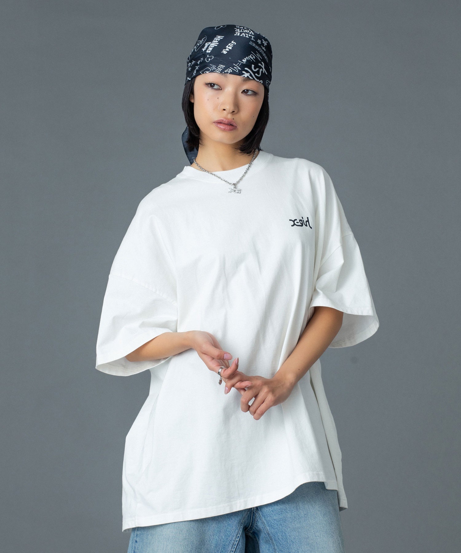 LEOPARD BOX LOGO S/S BIG TEE DRESS