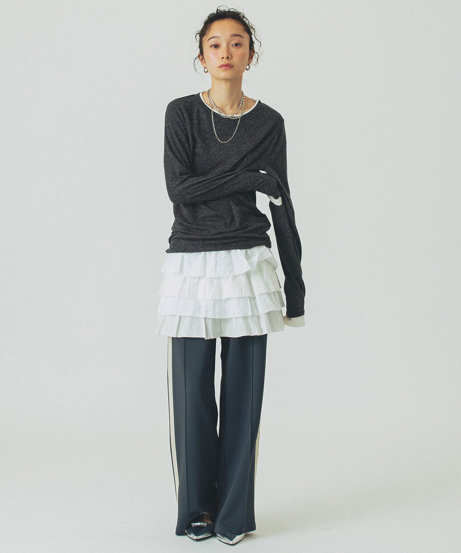 model:161cm 着用サイズ:ONE SIZE