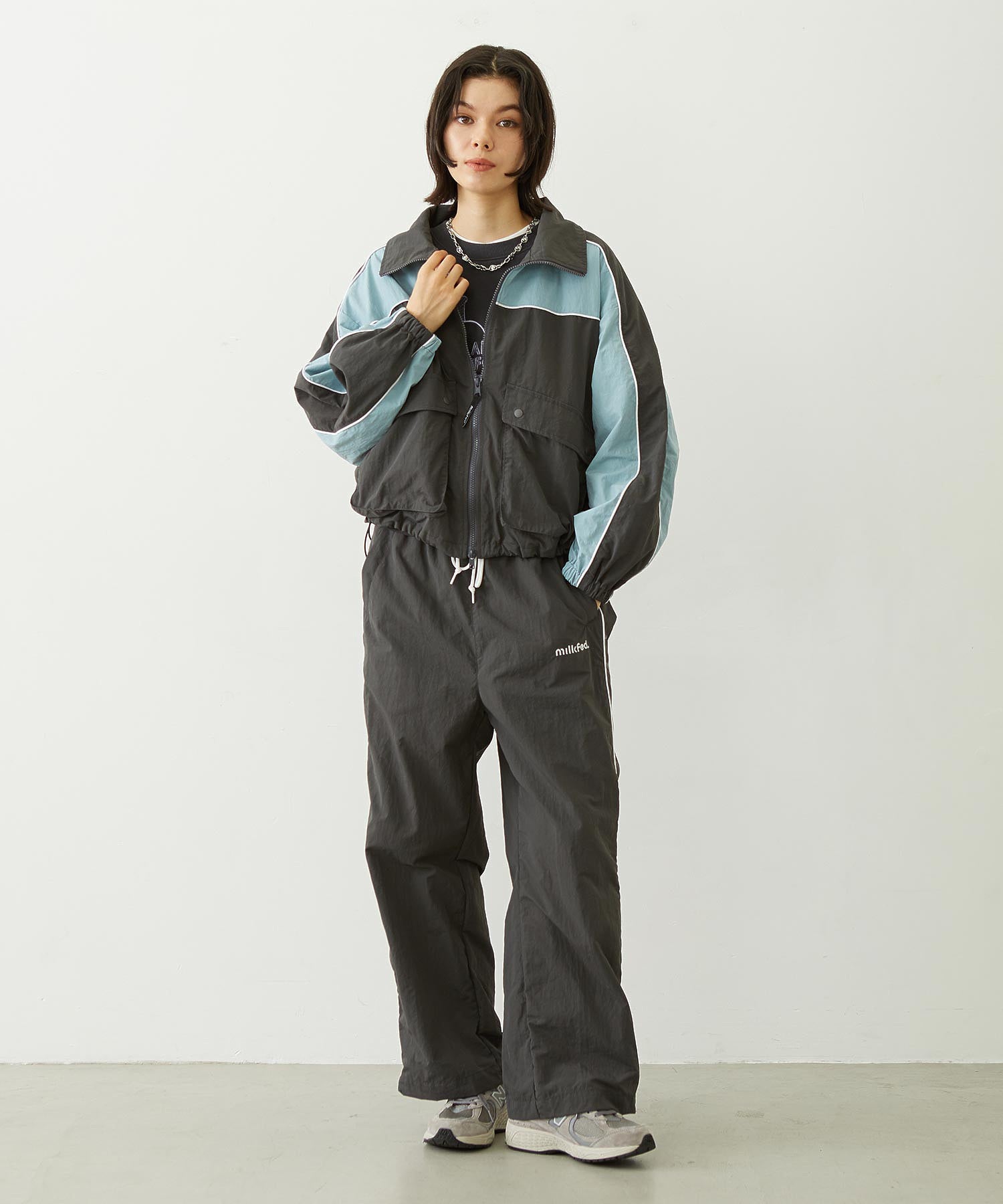 CUTOUT LOGO TRACK PANTS