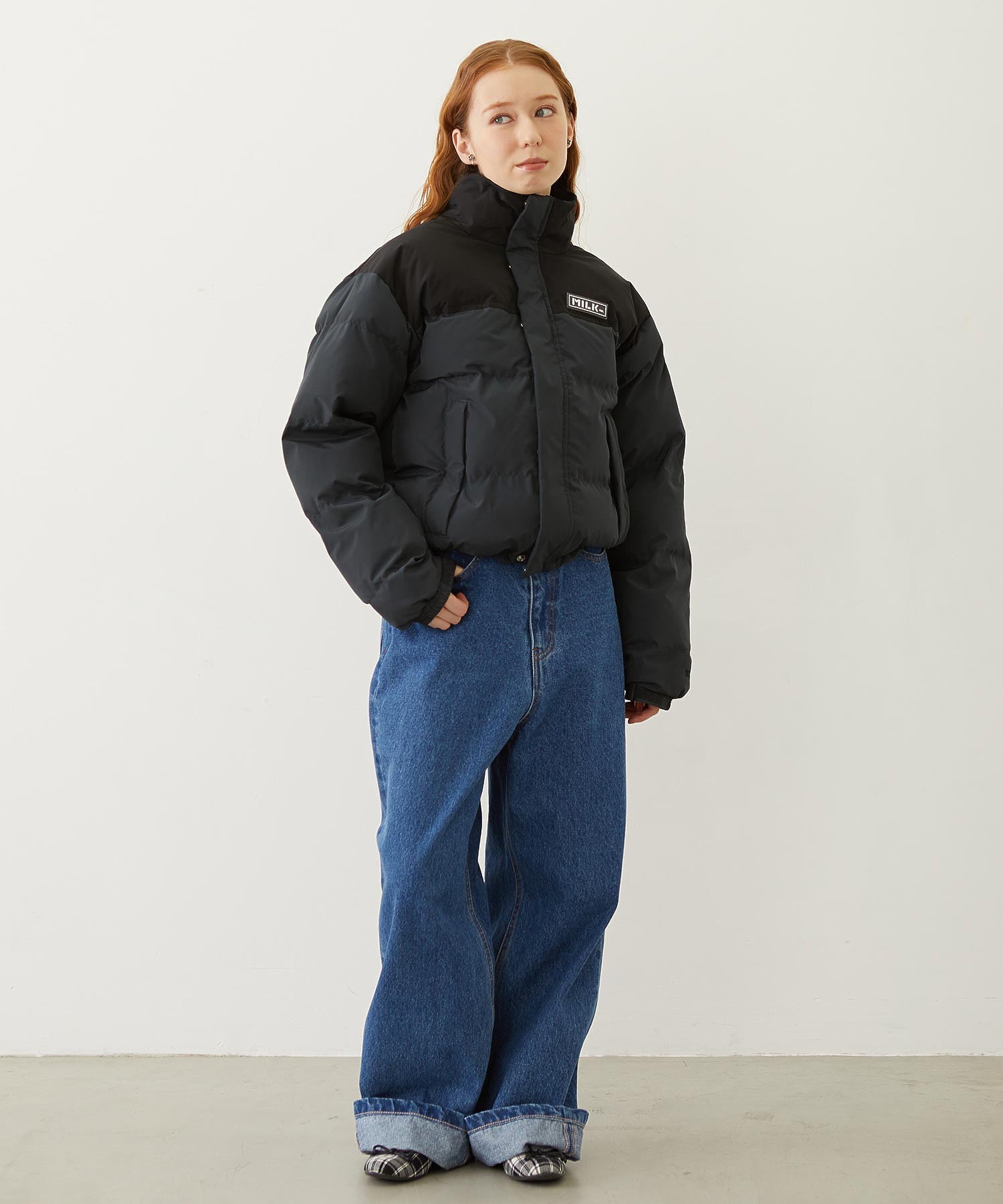 BAR PATCH PUFFER JACKET