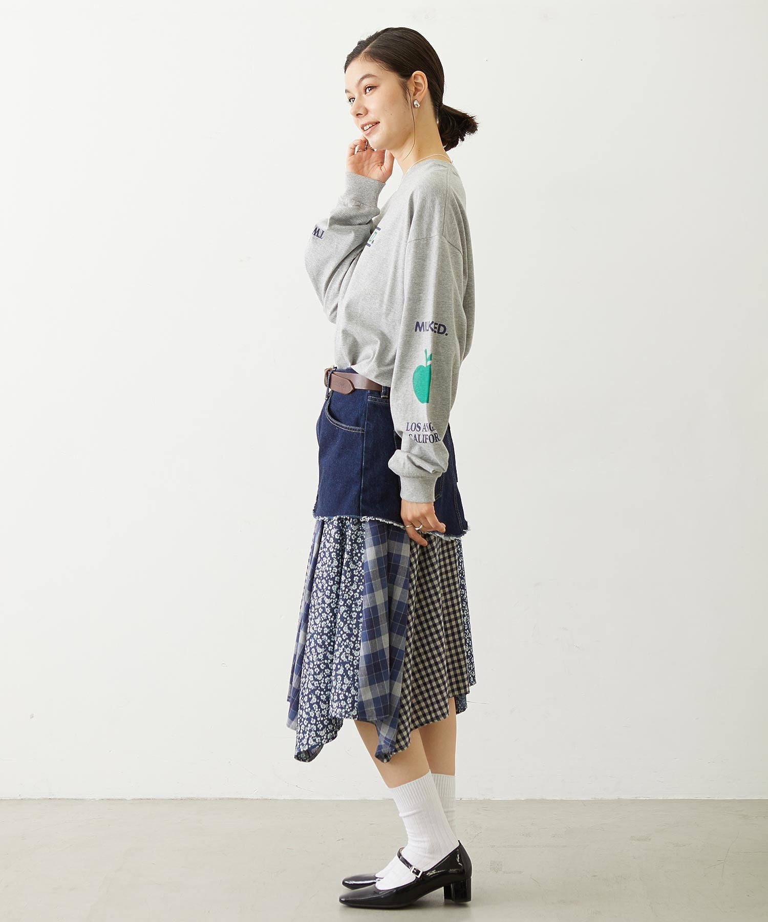 FRUIT SLEEVE PRINT L/S TEE