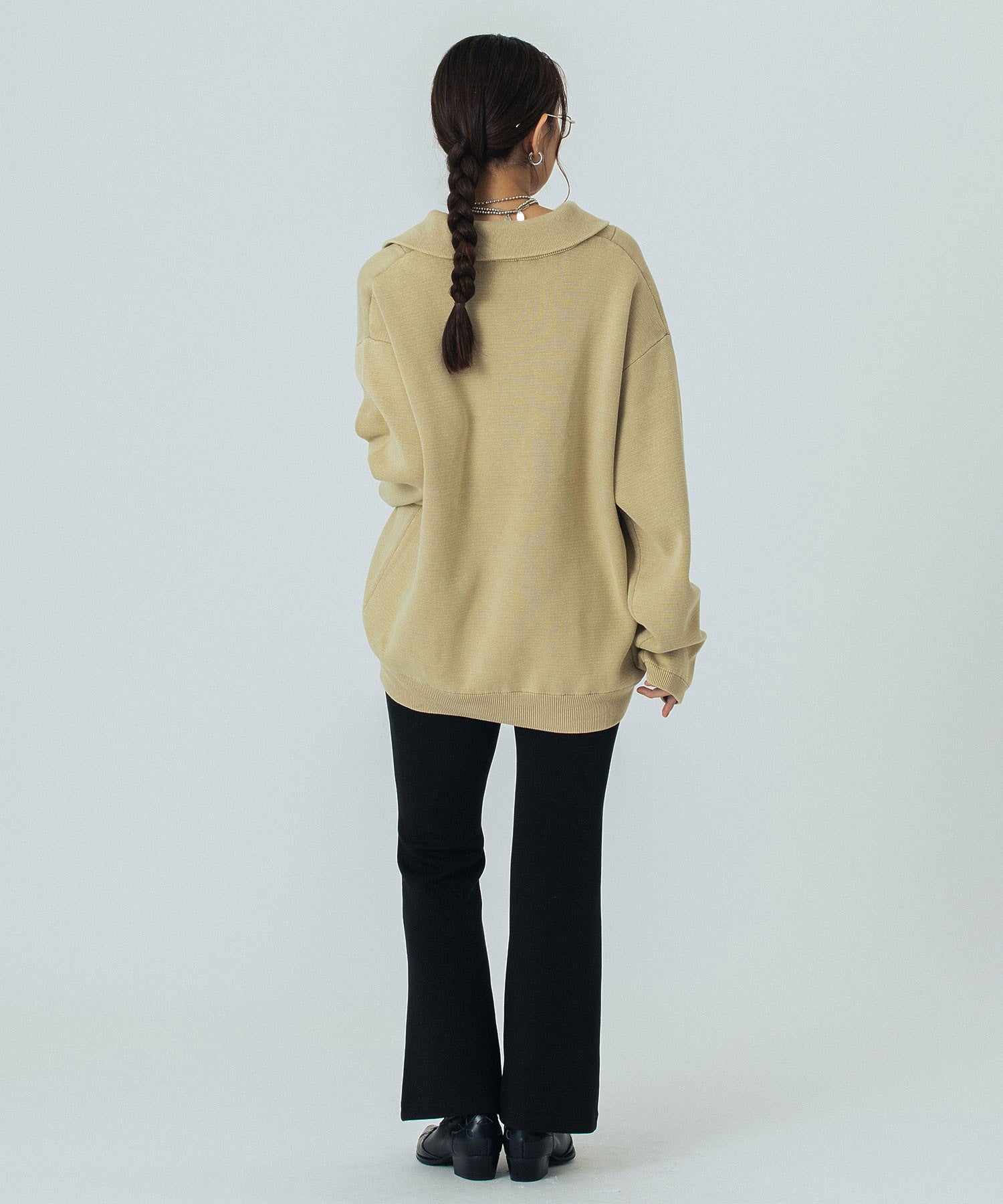 CUT FLARE PANTS
