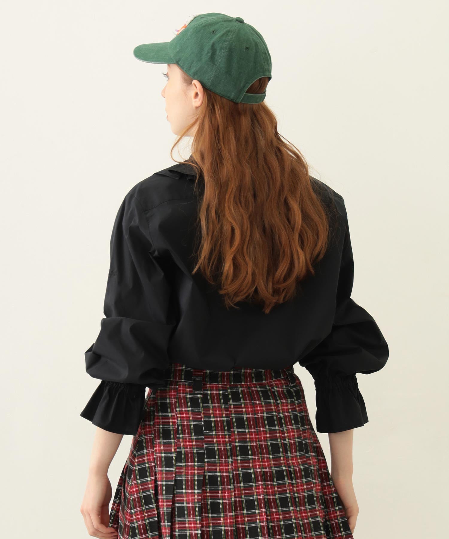 MULTI RUFFLE COLLAR BLOUSE