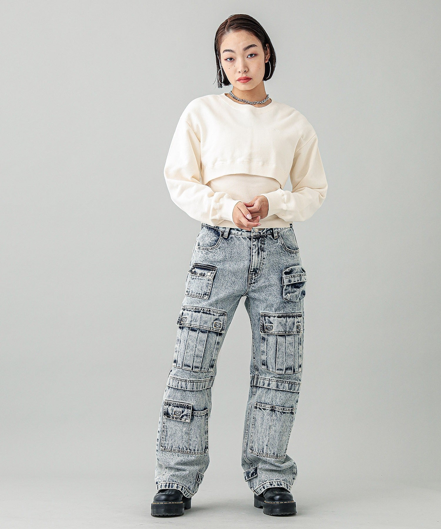 MULTI POCKET DENIM PANTS X-girl