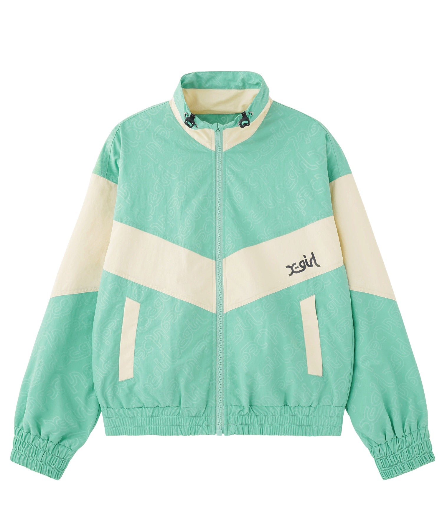 EMBOSSED WIND UP JACKET