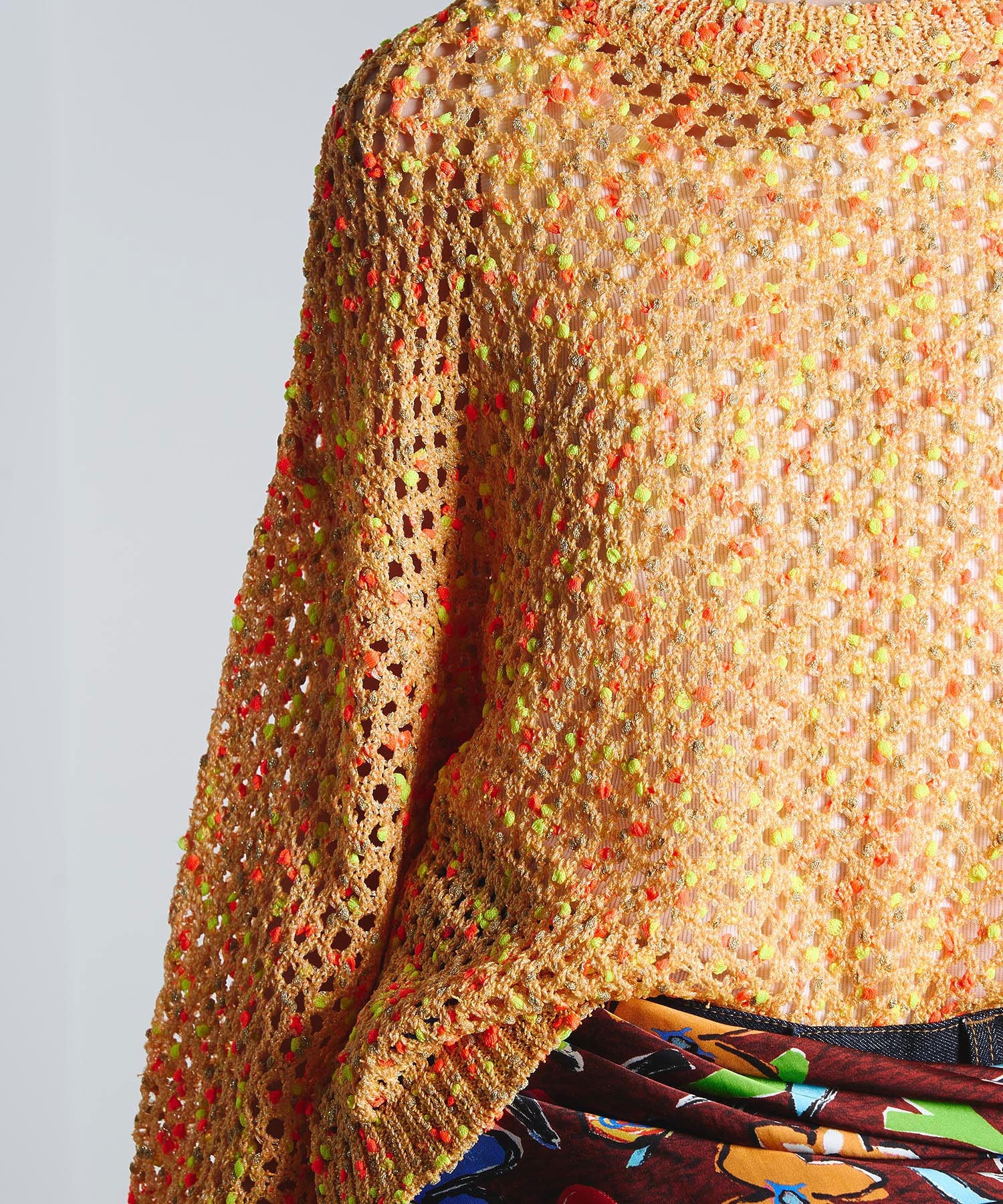mici/MESH KNIT PULLOVER
