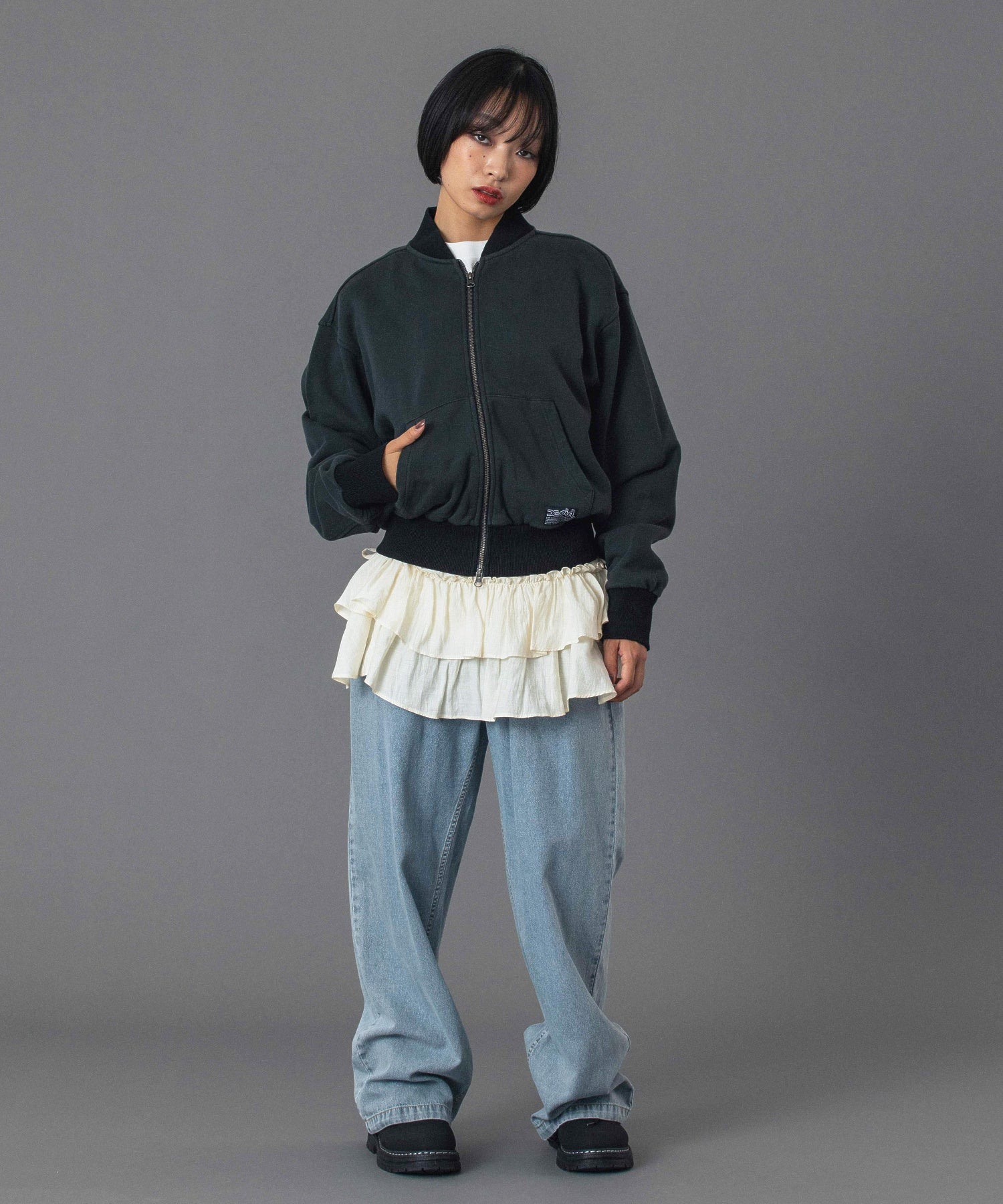 FACE LABEL EASY PANTS