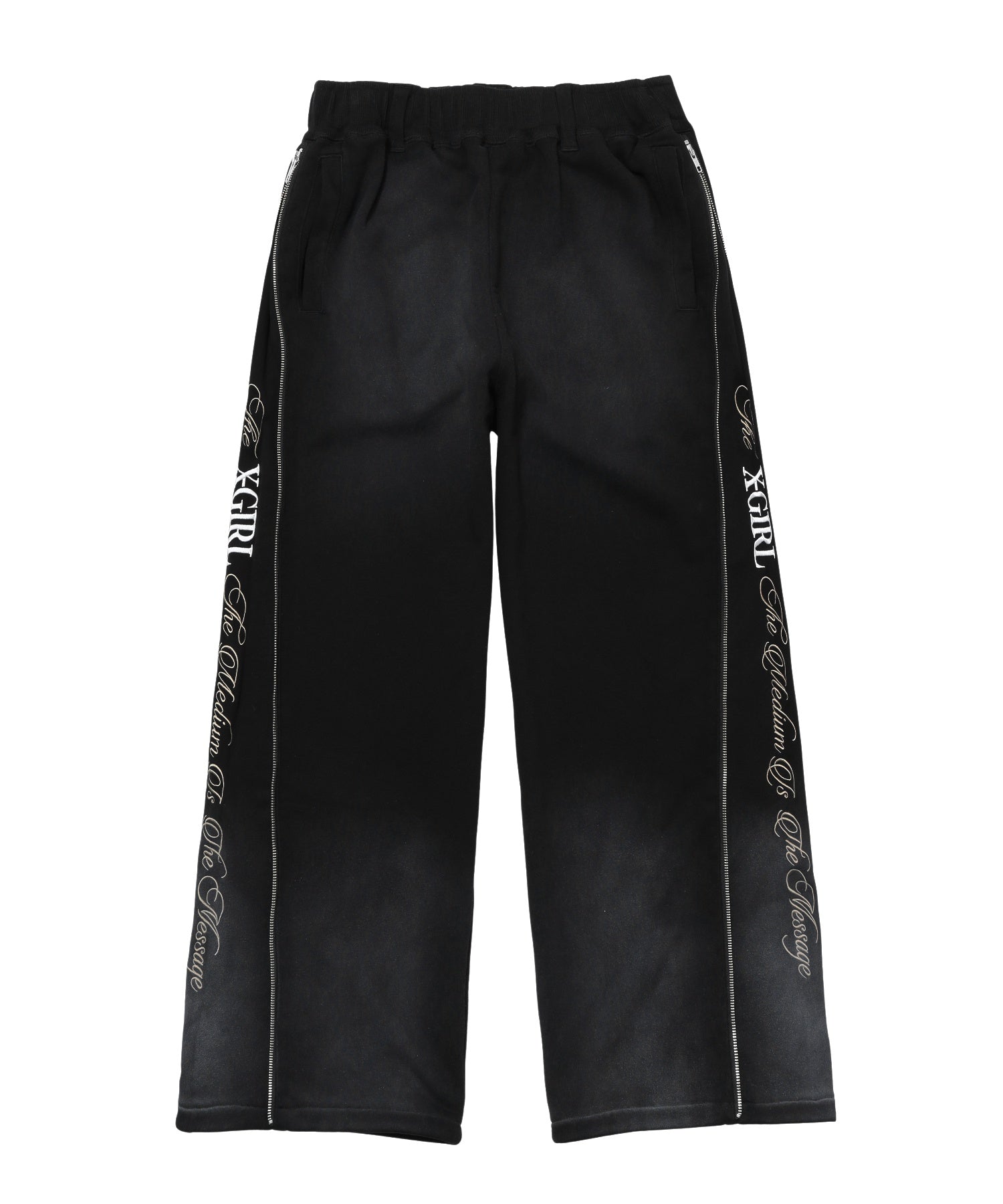 FADED SIDE ZIP SWEATPANTS