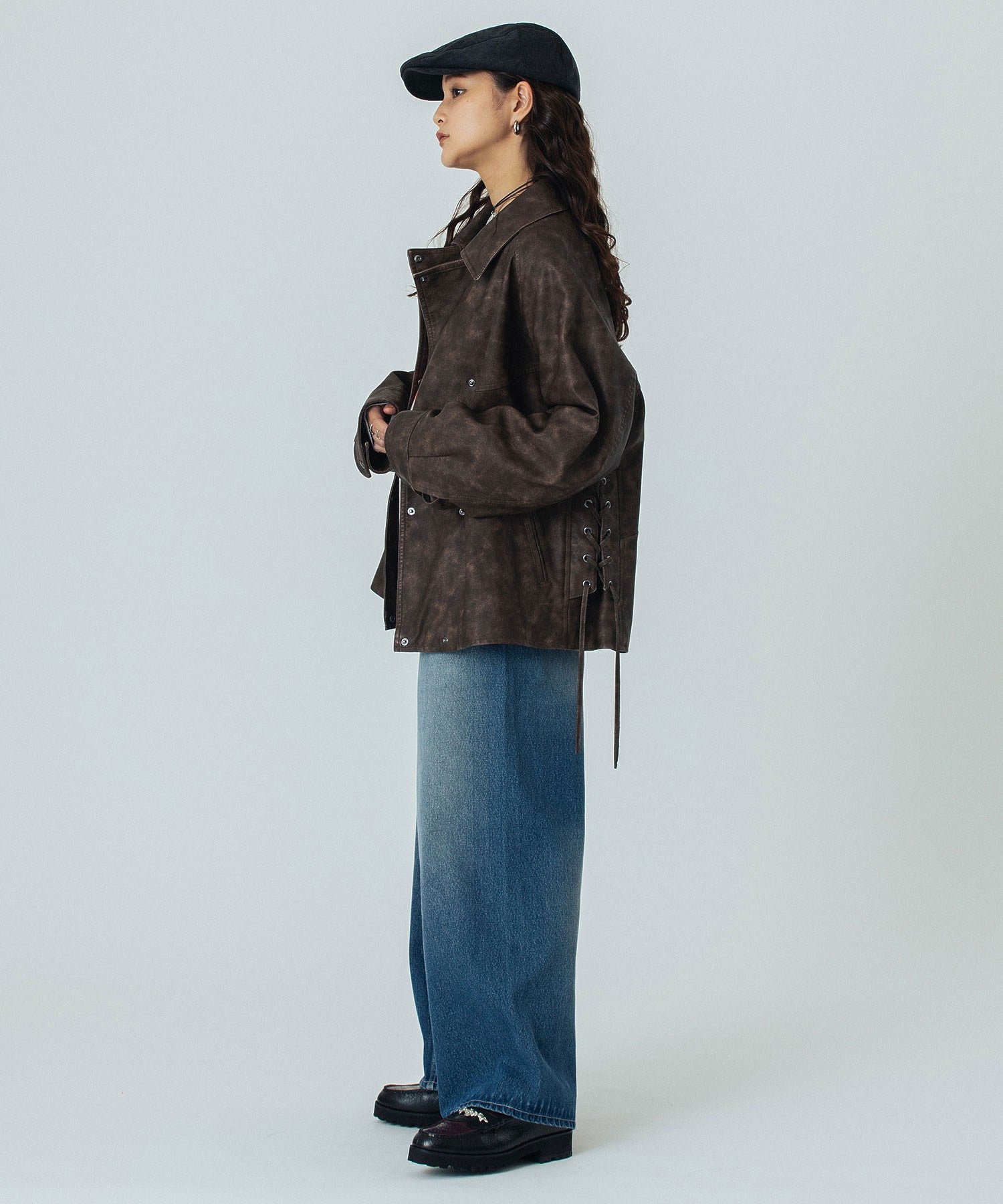 LEATHER LIKE JACKET