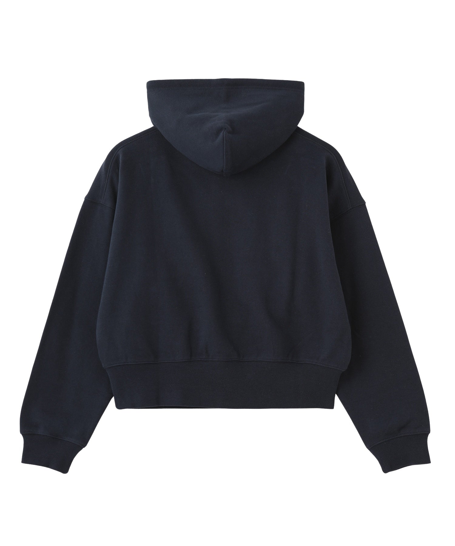 STITCHED LOGO SHORT HOODIE
