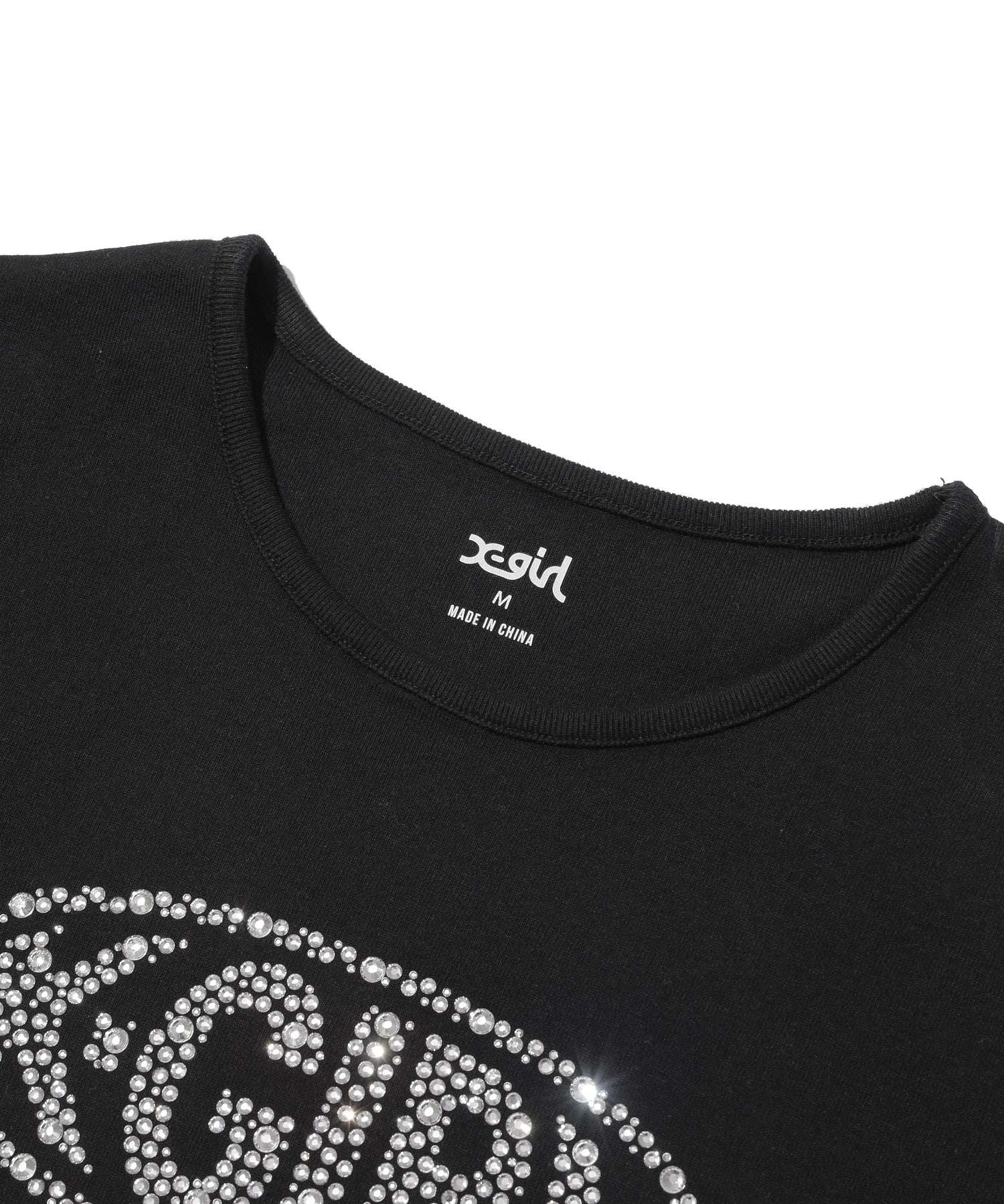 RHINESTONE OVAL LOGO S/S BABY TEE