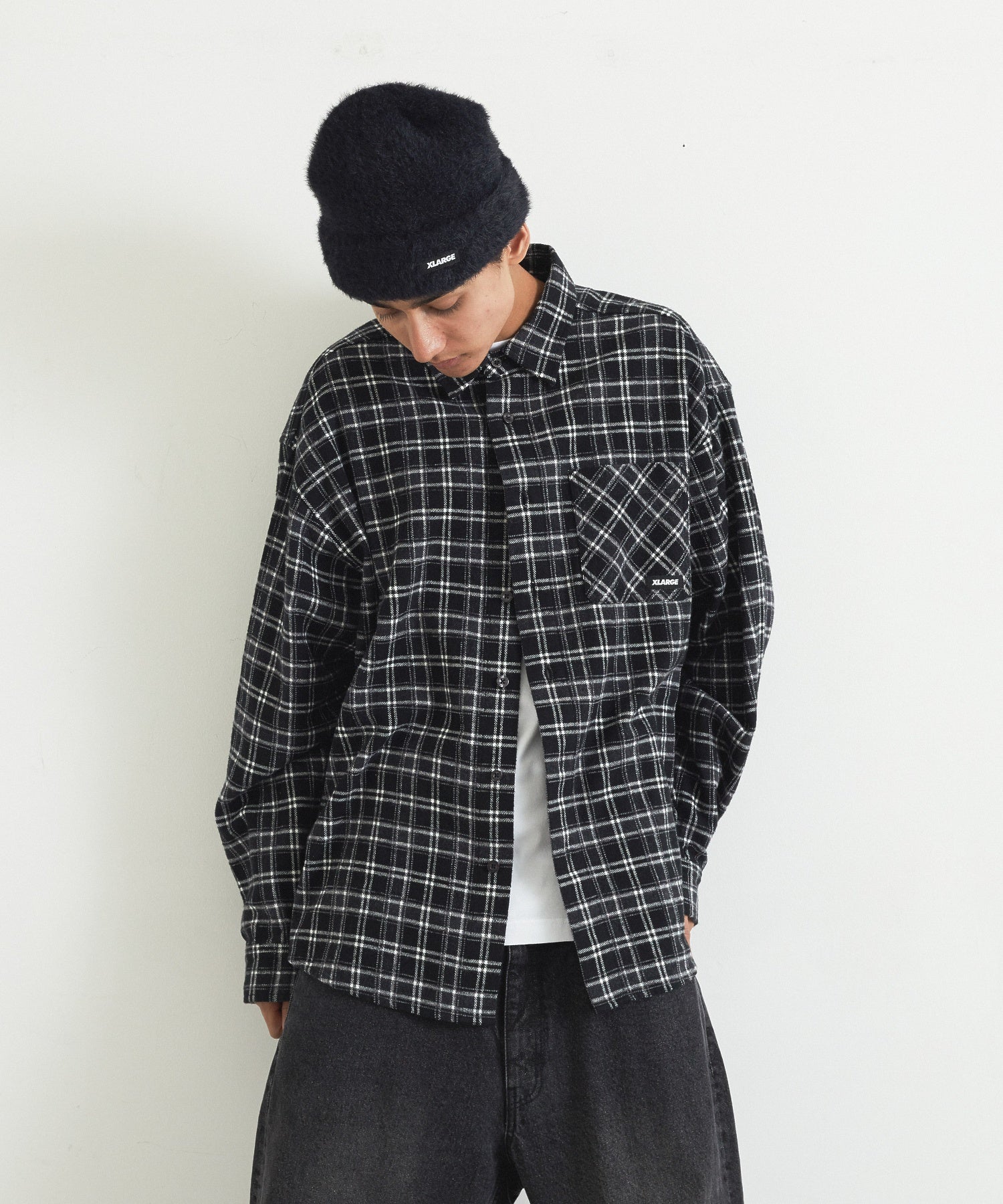 MODEL身長：183cm / 着用サイズ：ONE SIZE