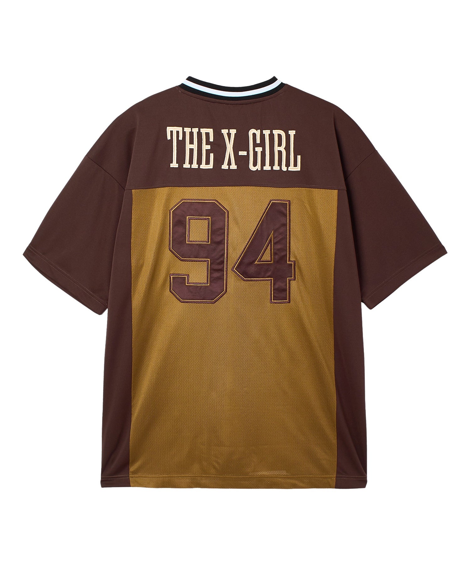 FACE LABEL FOOTBALL TEE DRESS