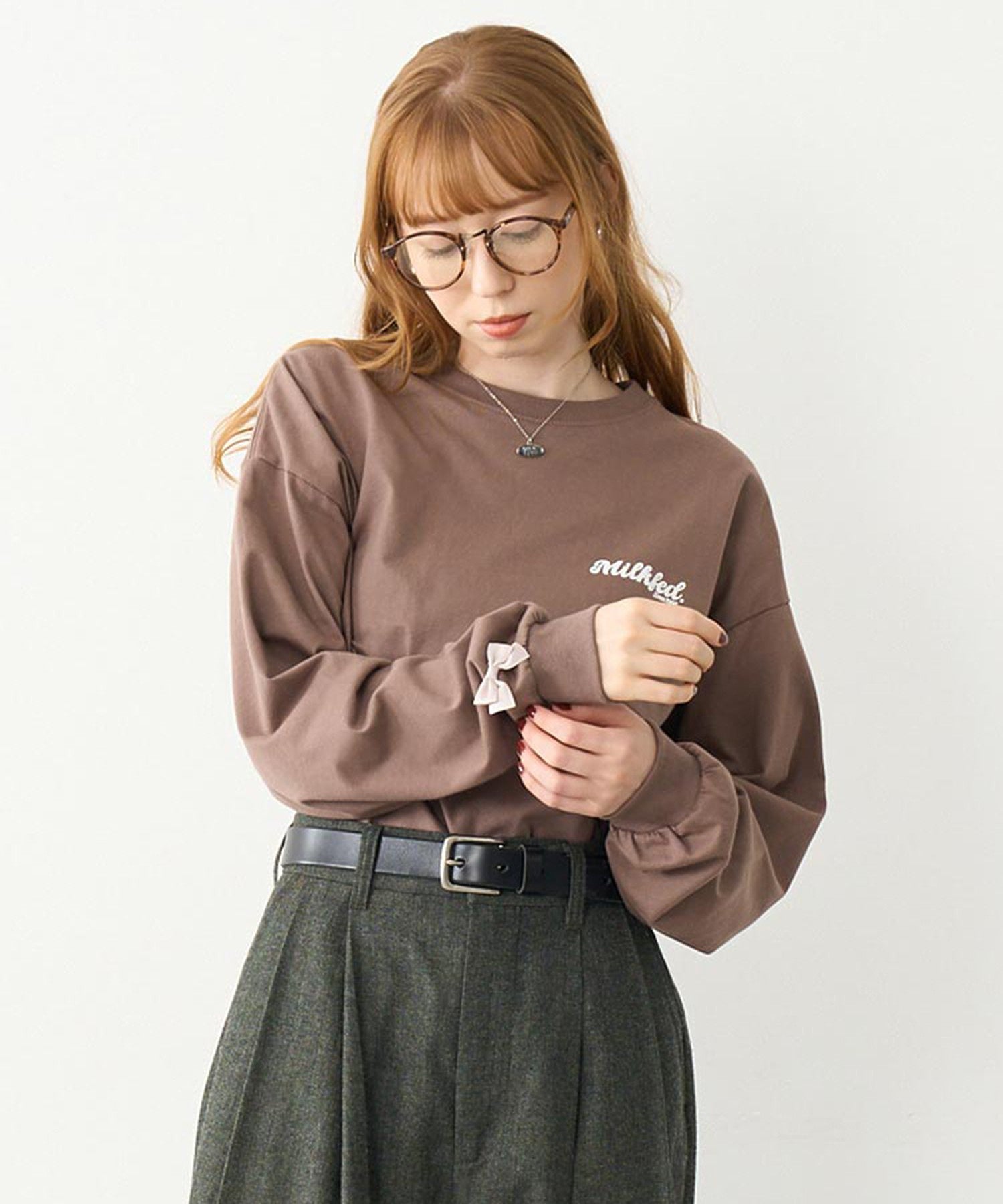 RIBBON WIDE L/S TEE