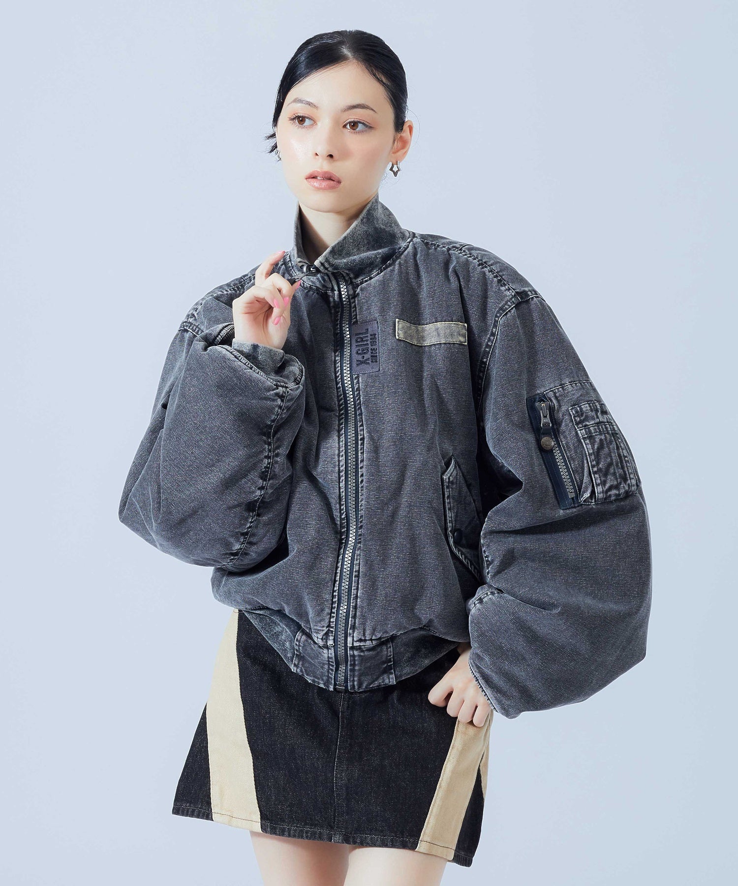 REVERSIBLE FADED MA-1 JACKET