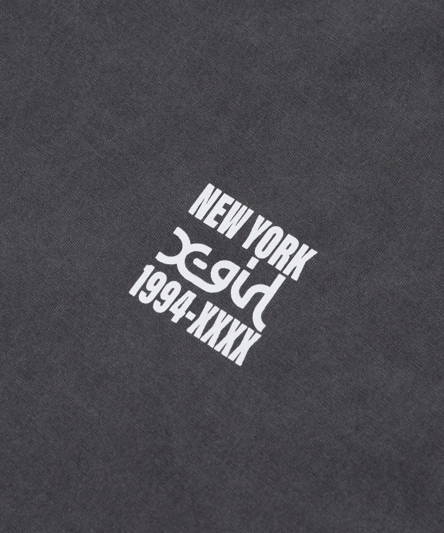 PIGMENT DYED BIG SPRAY LOGO L/S TEE