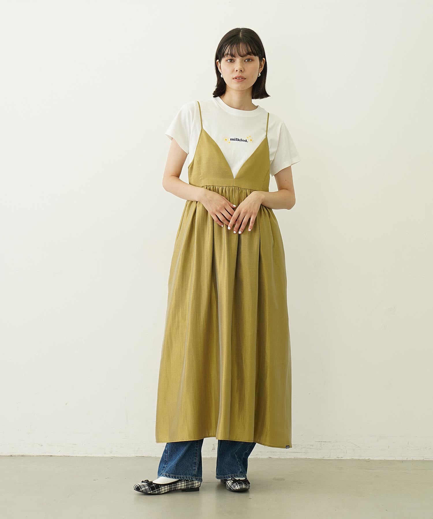 DAISY AND LOGO COMPACT S/S TEE