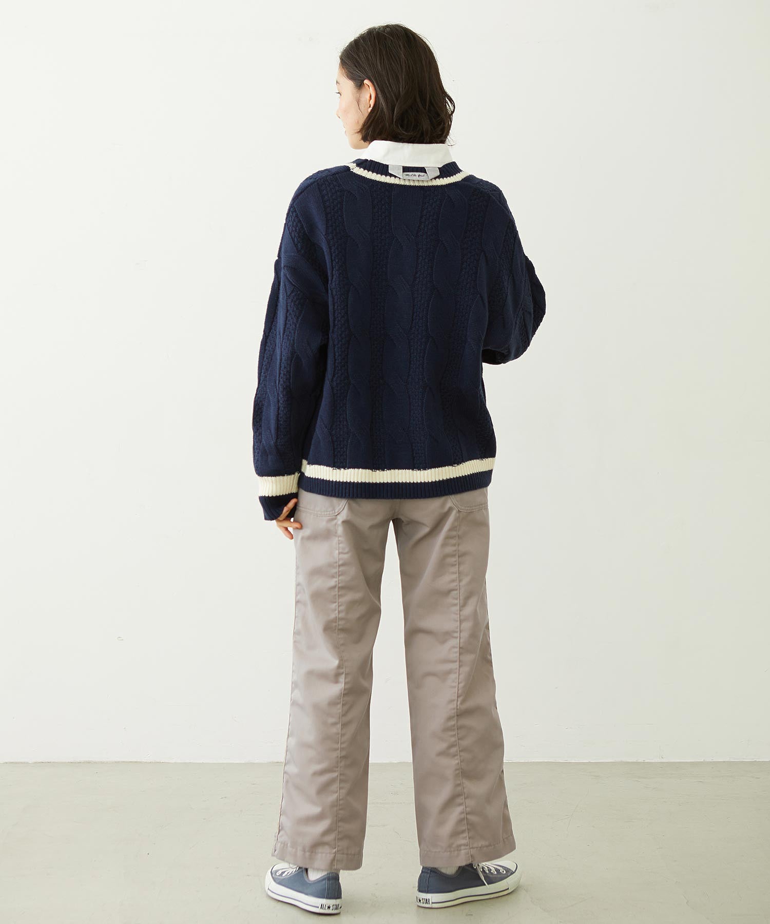 CRICKET KNIT PATCH CARDIGAN