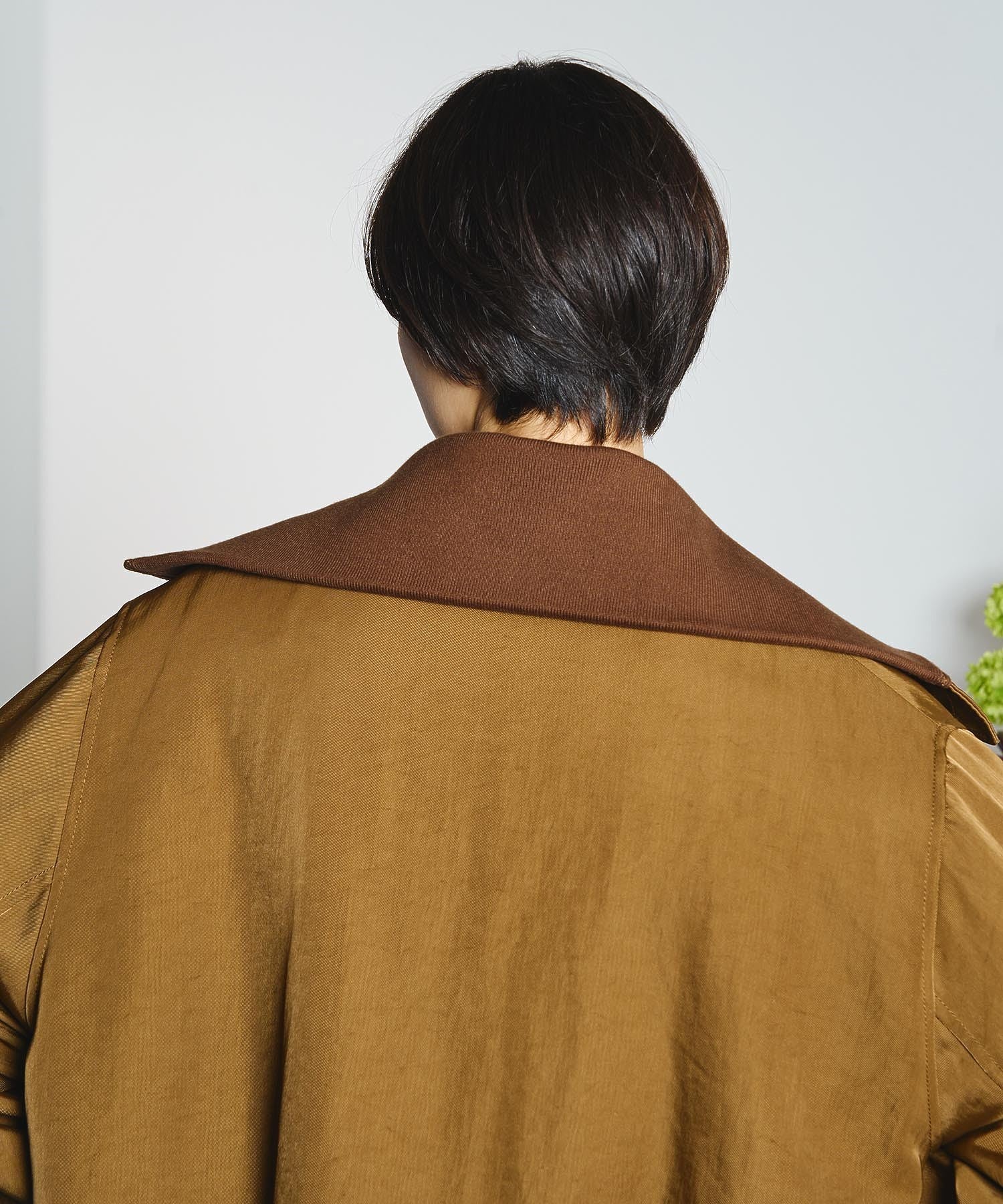 CREOLME/BIG COLLAR PADDED COAT