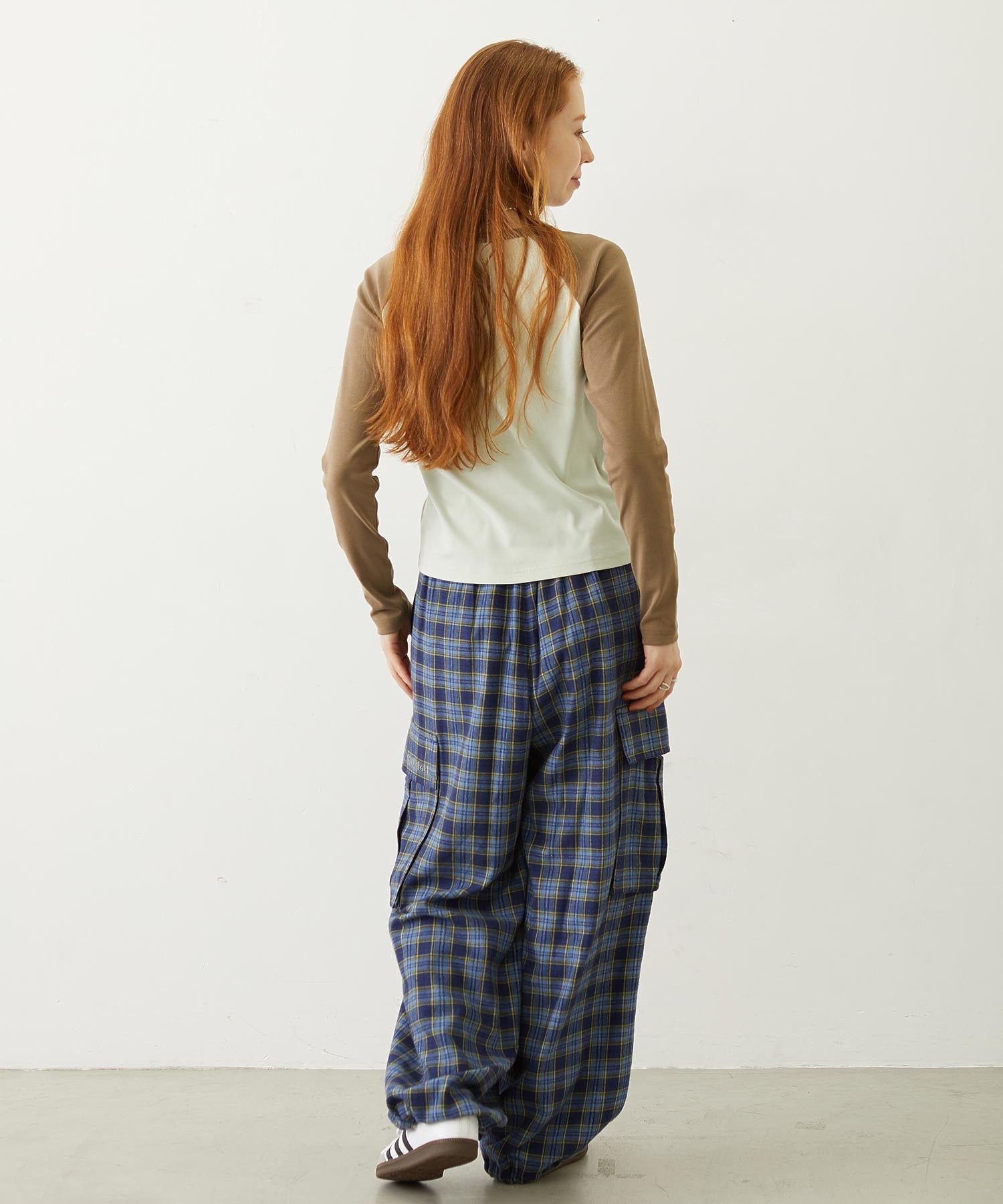 CHECKED CARGO PANTS