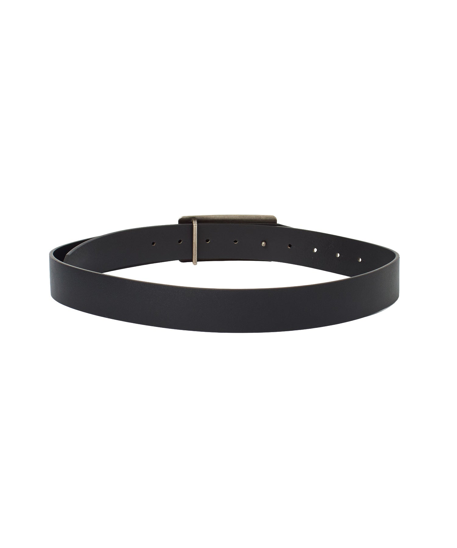 PLATE LOGO BUCKLE BELT