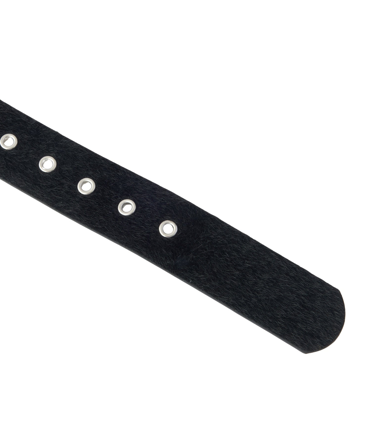 FAUX CALF HAIR LEATHER XG BELT