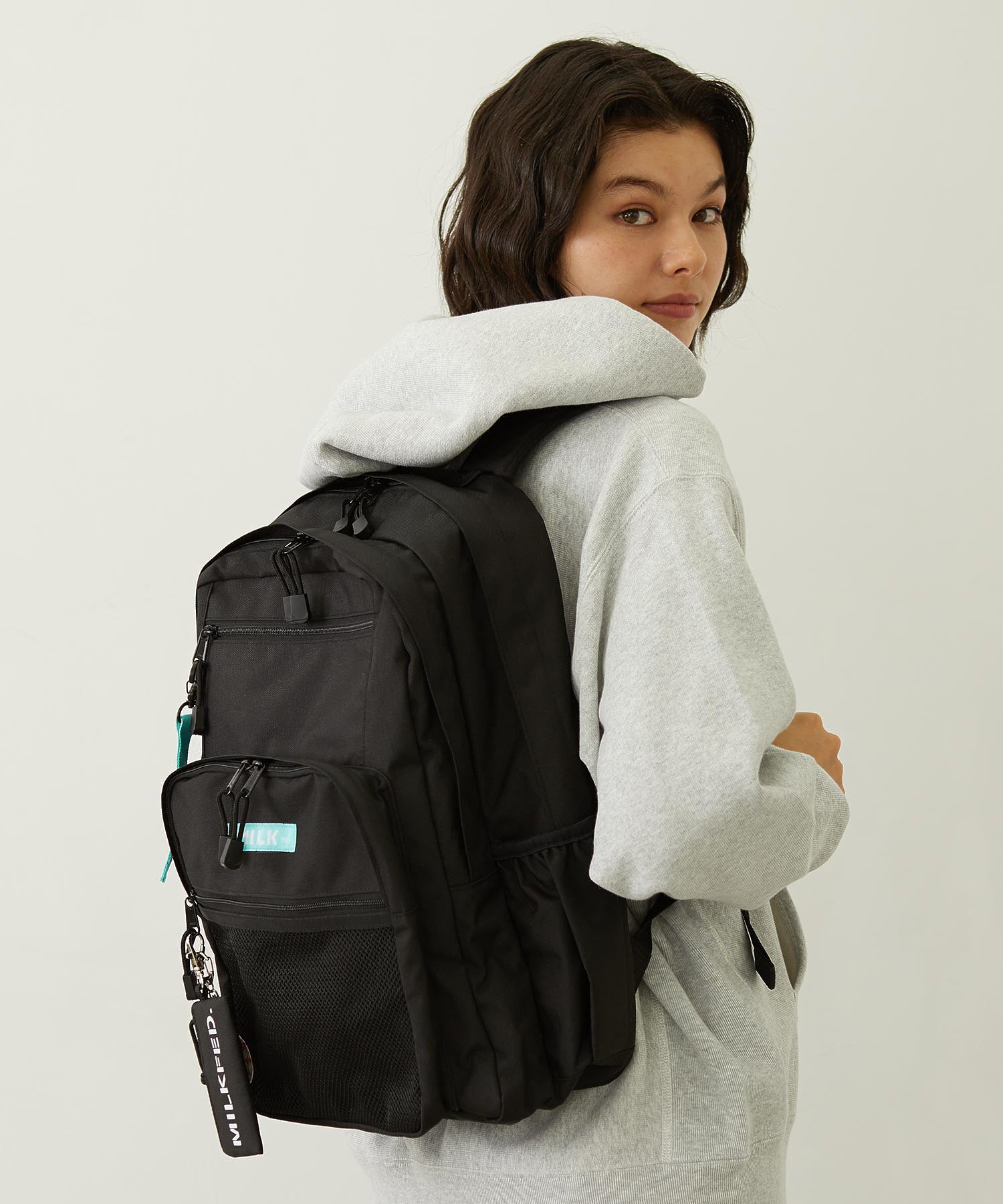 W ZIP BACKPACK LtGREEN