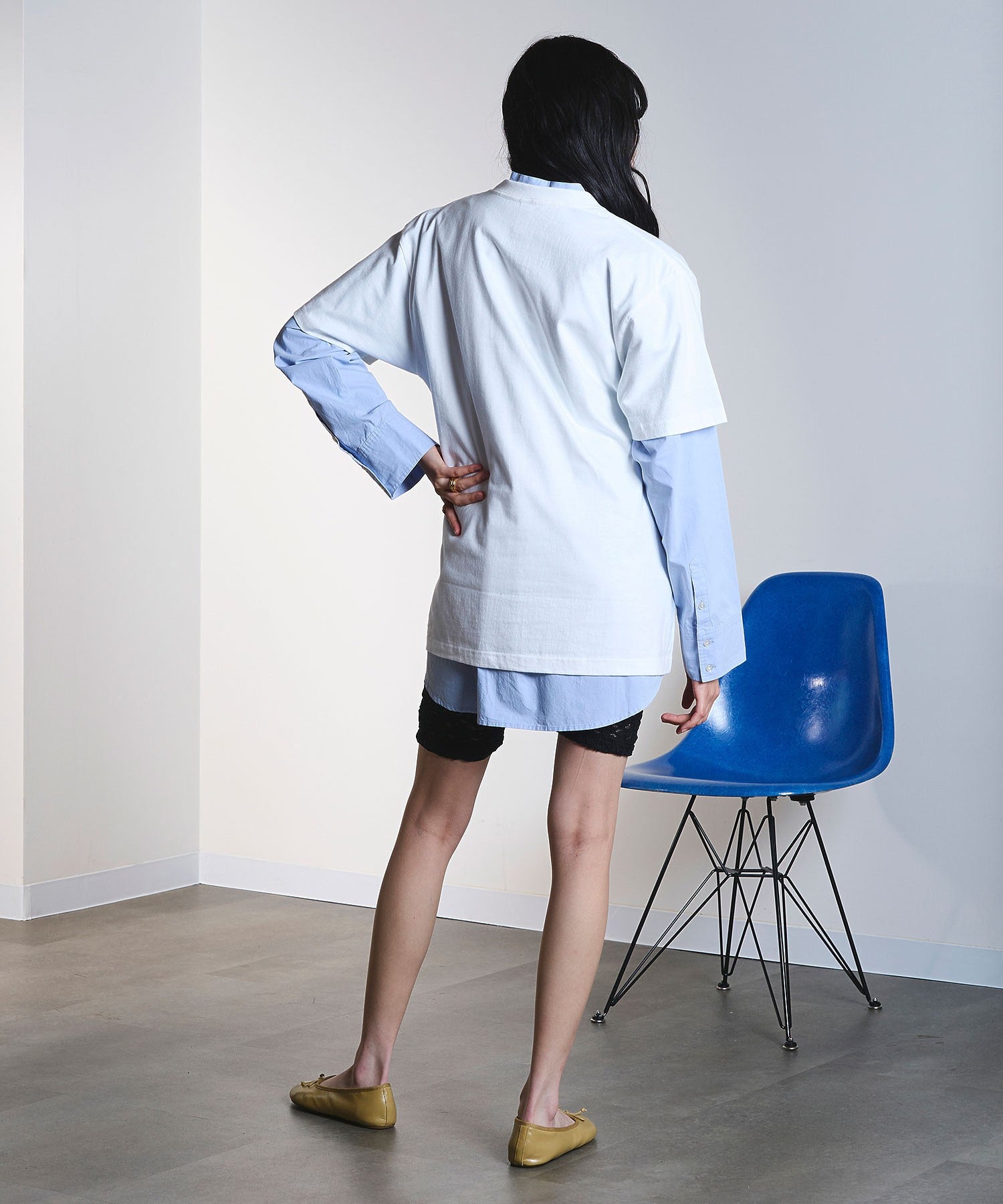 model:169cm 着用サイズ:L