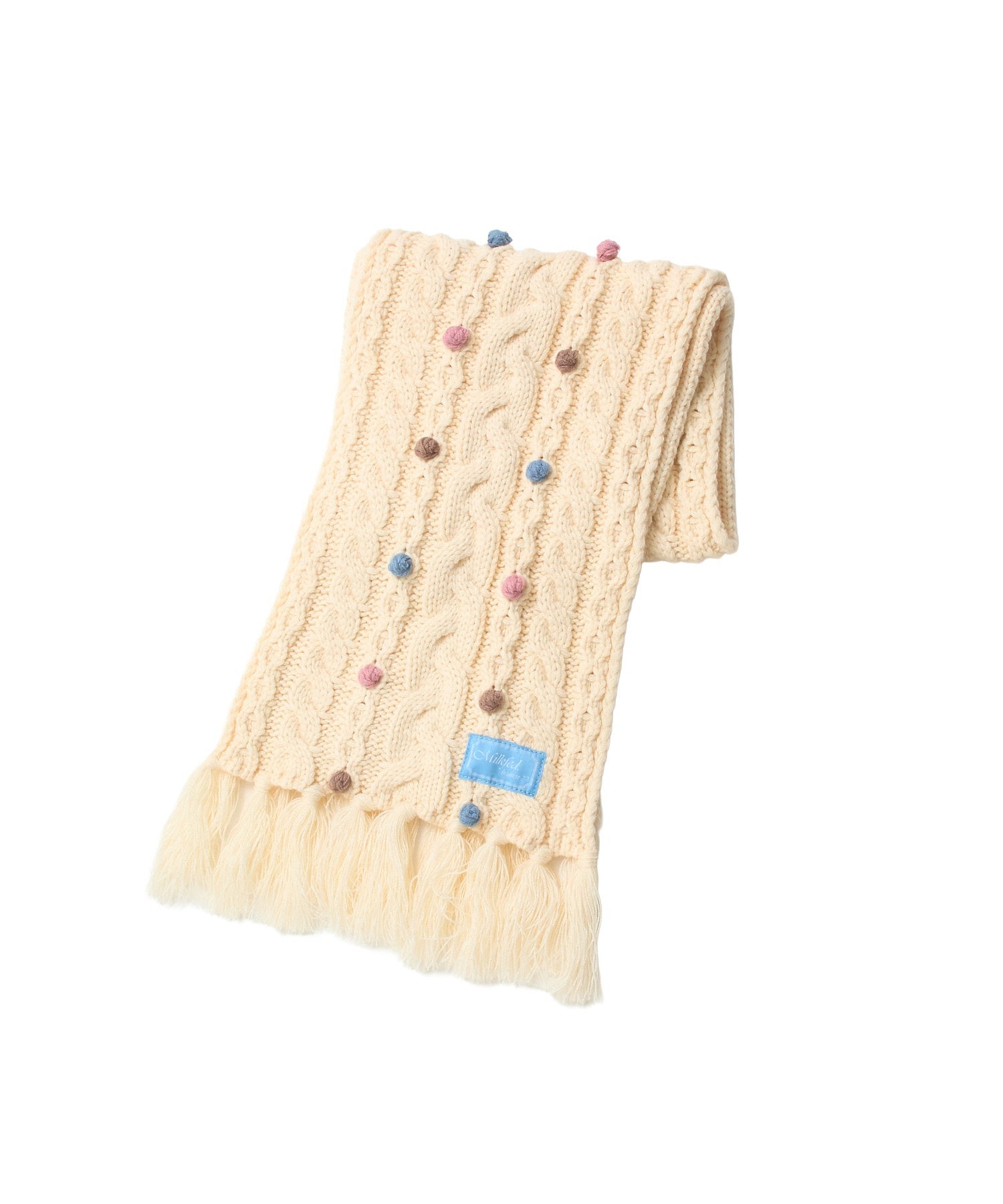CABLE KNIT STOLE