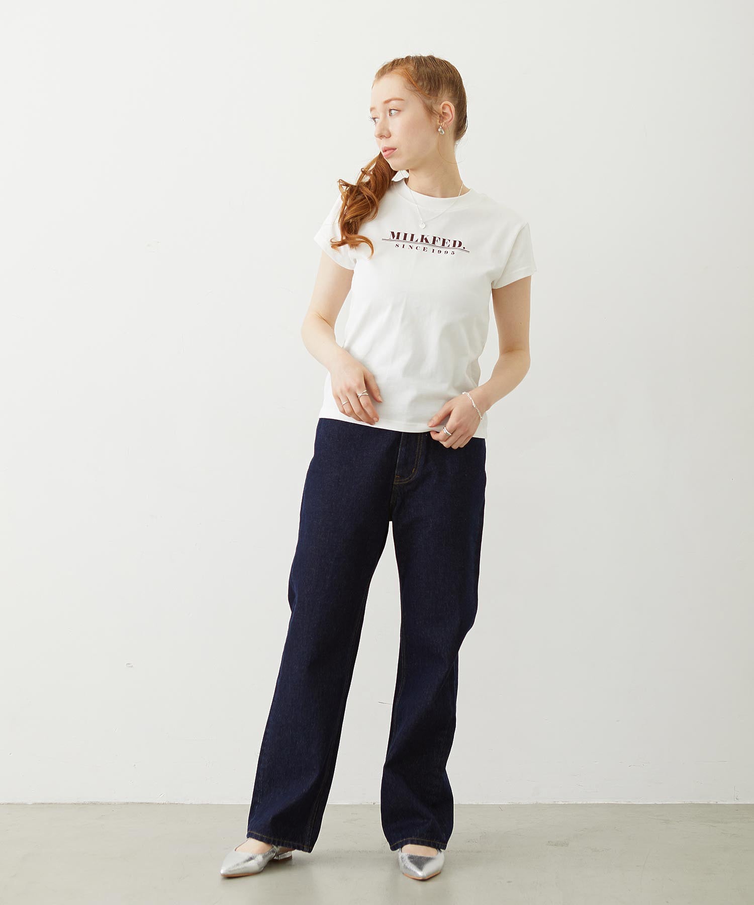 LINE LOGO FRENCH SLEEVE TOP