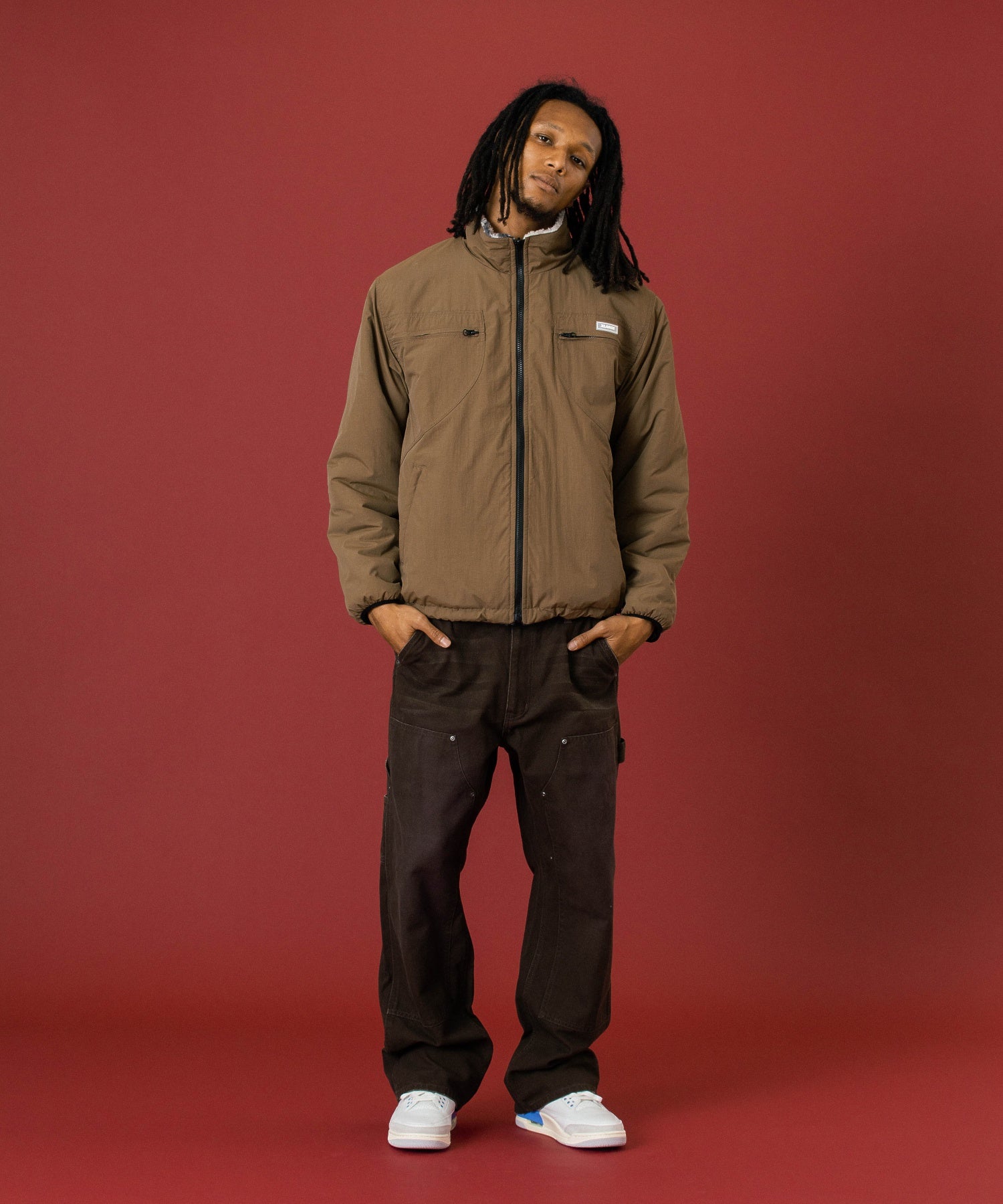 FADED DOUBLE KNEE PANTS