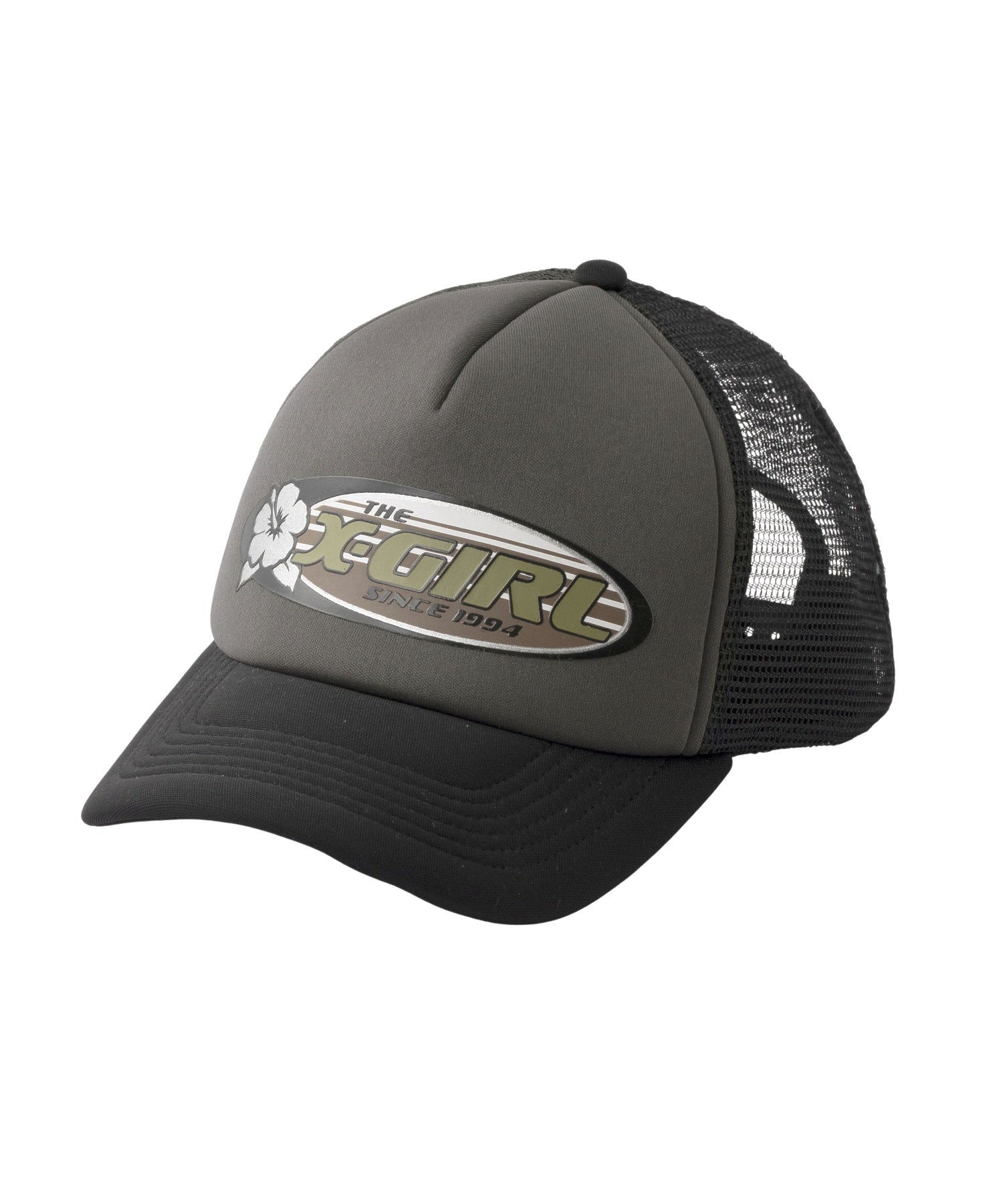HIBISCUS OVAL LOGO TRUCKER CAP