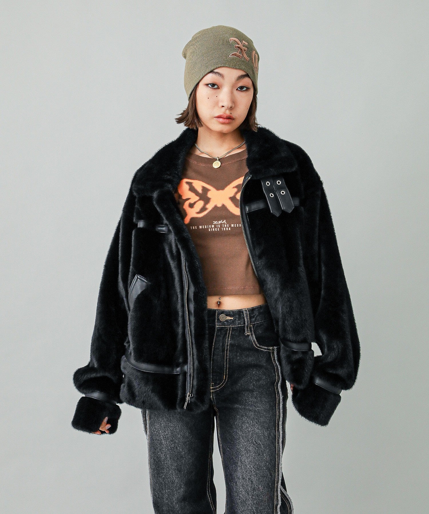 B3 FAUX FUR JACKET