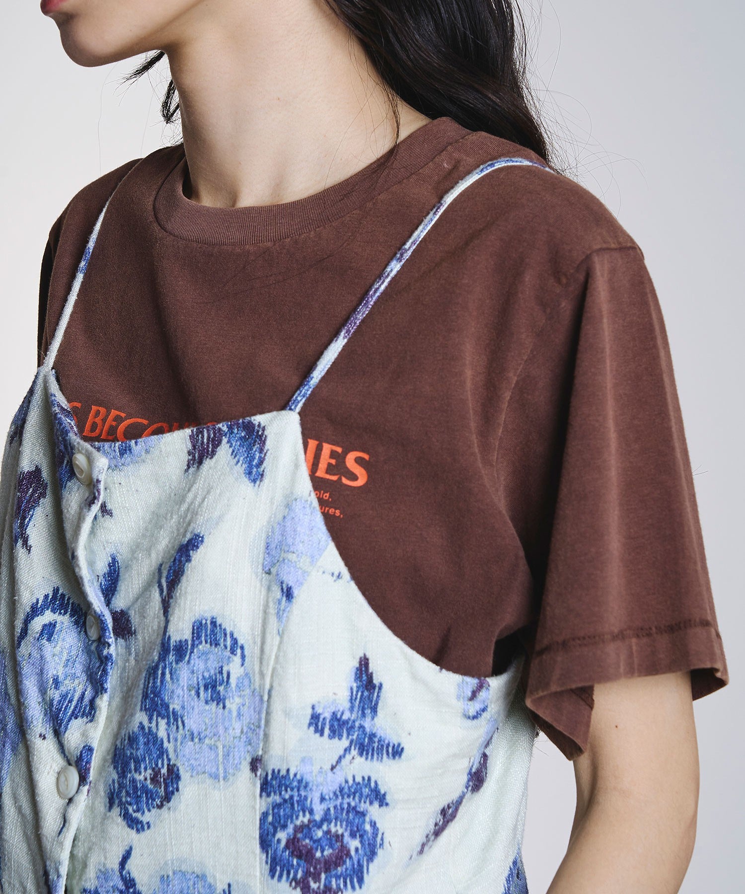 ROSE PRINT VEST