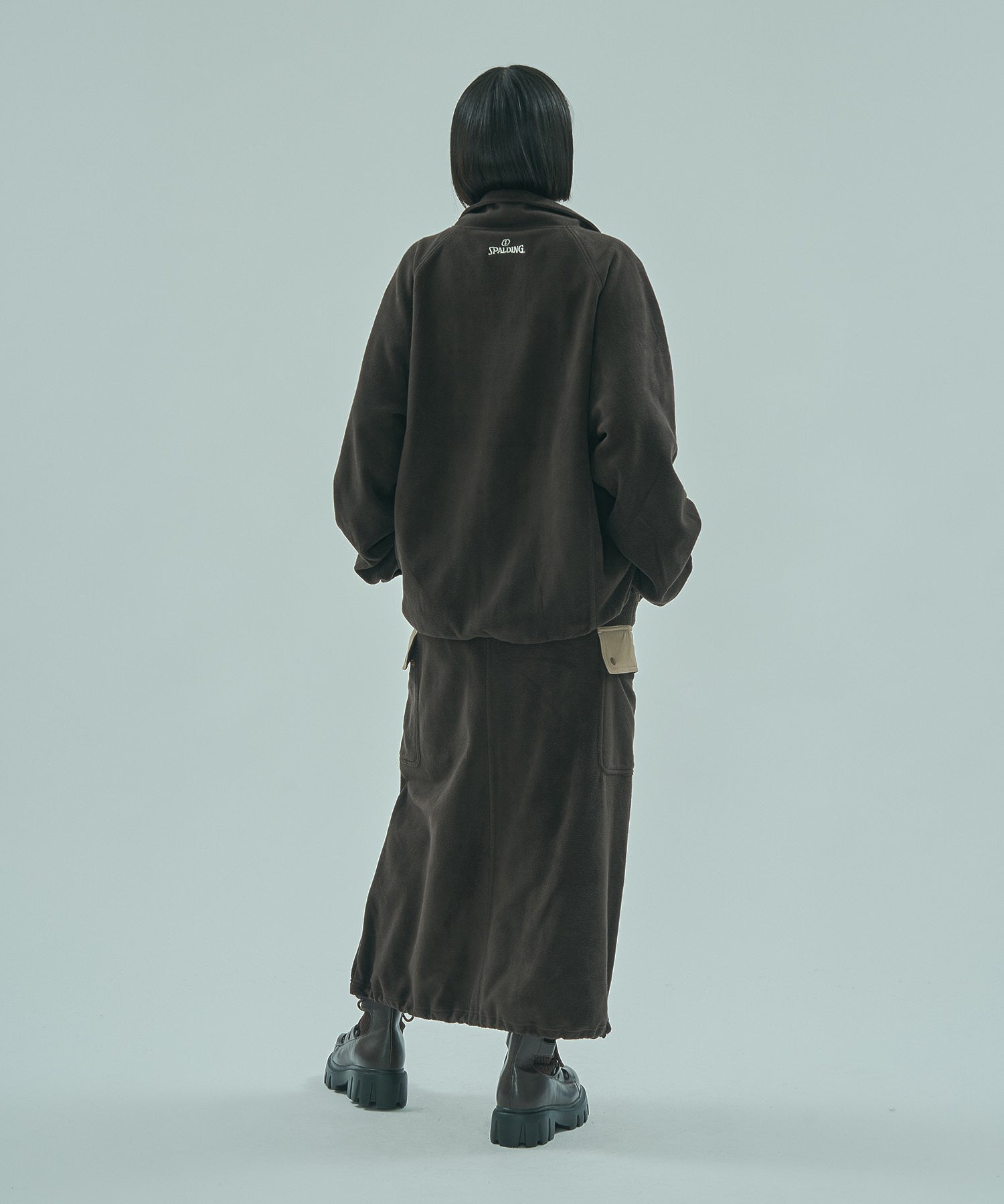 SPALDING x ROSE BUD FLEECE JACKET